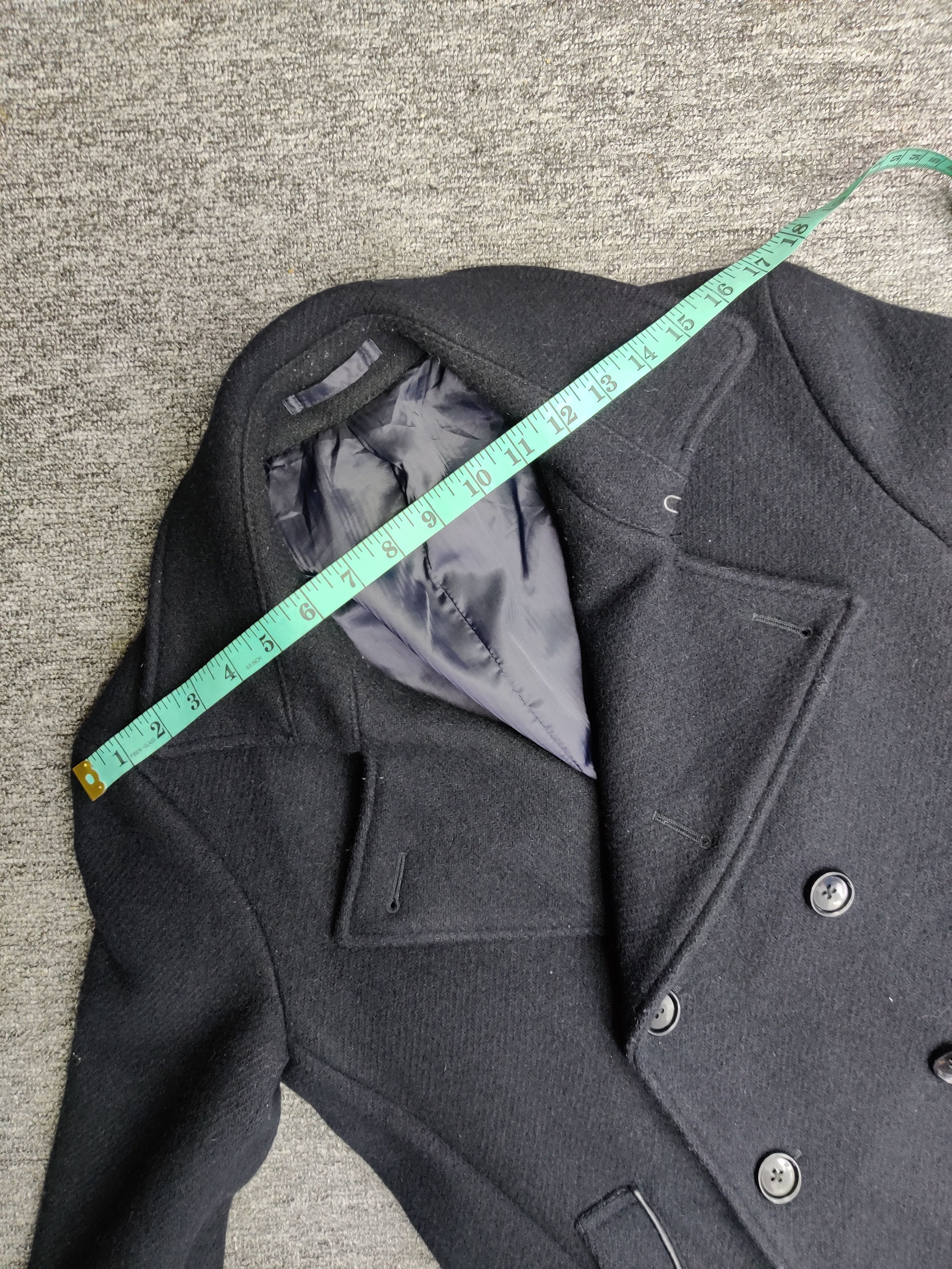 Tornado Mart Zero By Tornado Mart Wool Double Breasted Coat Size US M / EU 48-50 / 2 - 17 Thumbnail