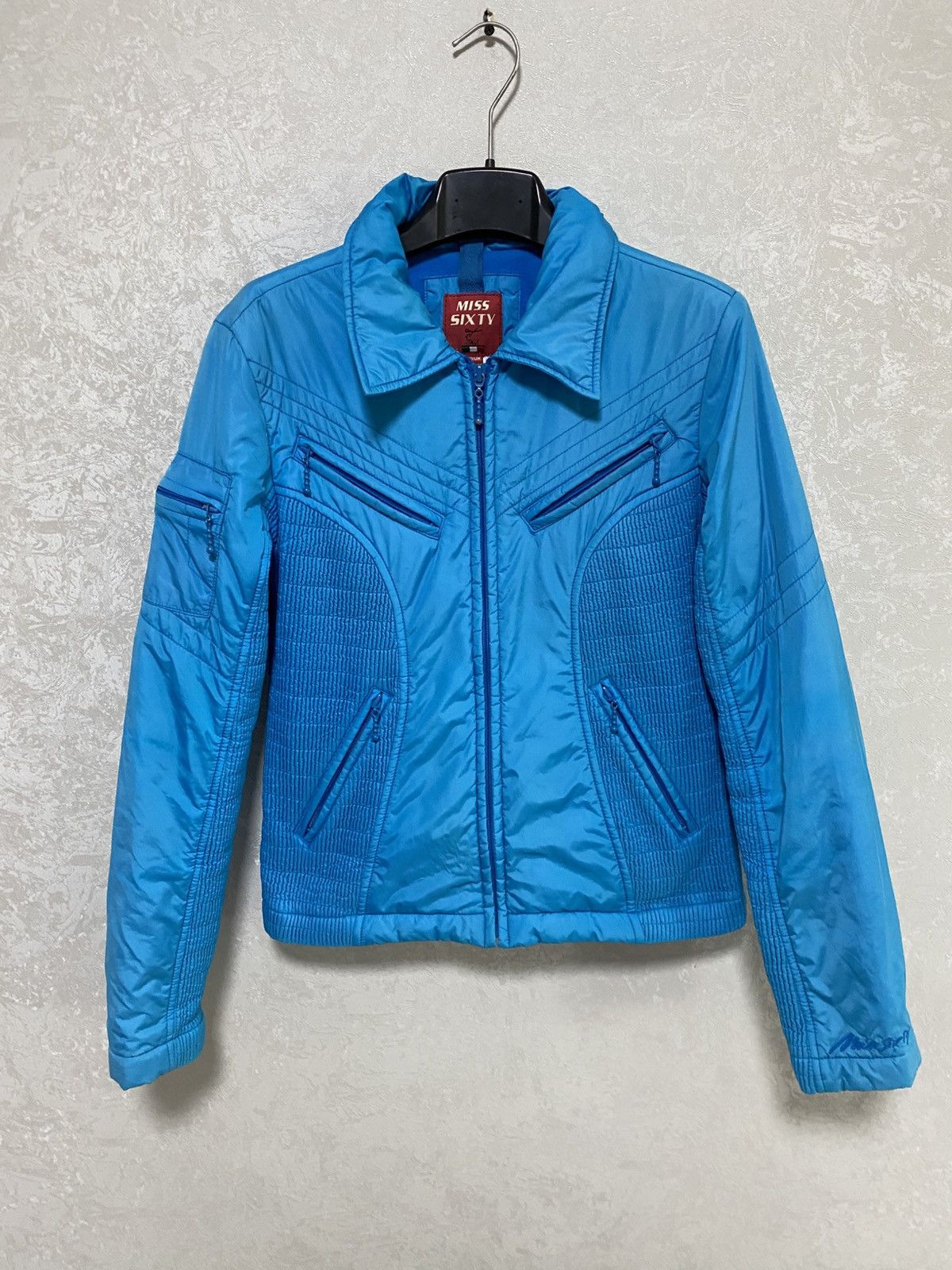 RARE 90’s MISS SIXTY MADE IN ITALY BLUE AVANTGARDE JACKET