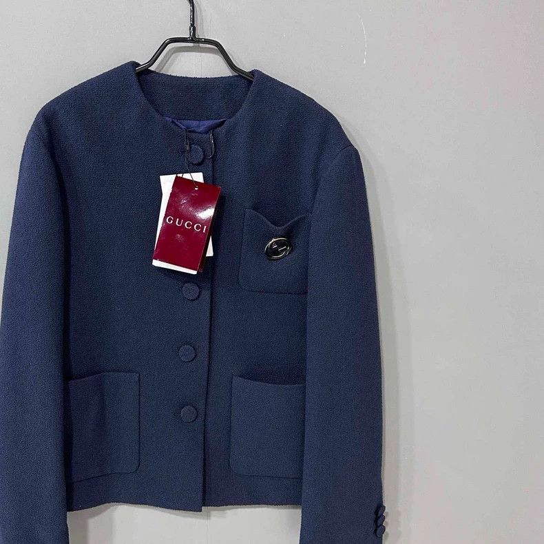 Gucci Gucci Tweed metal logo jacket 2506-Nextarrow Size S / US 4 / IT 40 - 4 Thumbnail