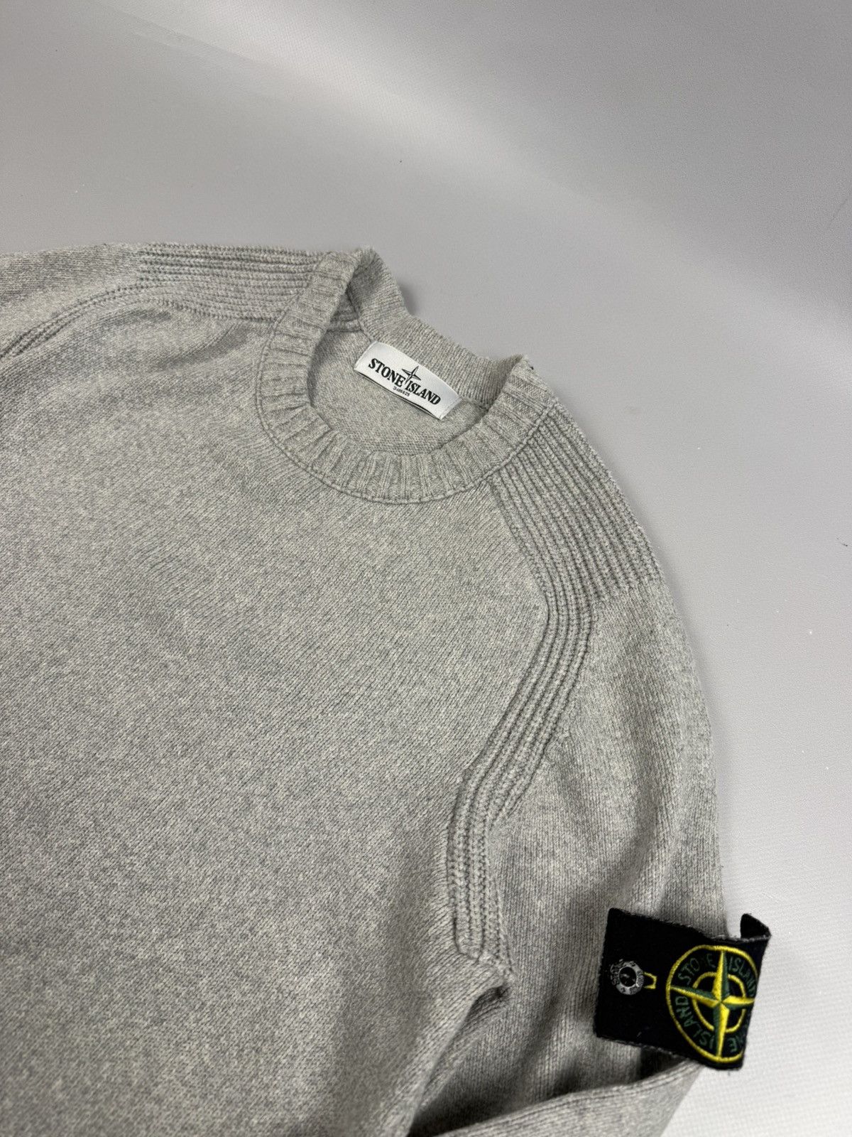 Stone Island Stone island jersey vintage wool grey size M mens Size US M / EU 48-50 / 2 - 5 Thumbnail