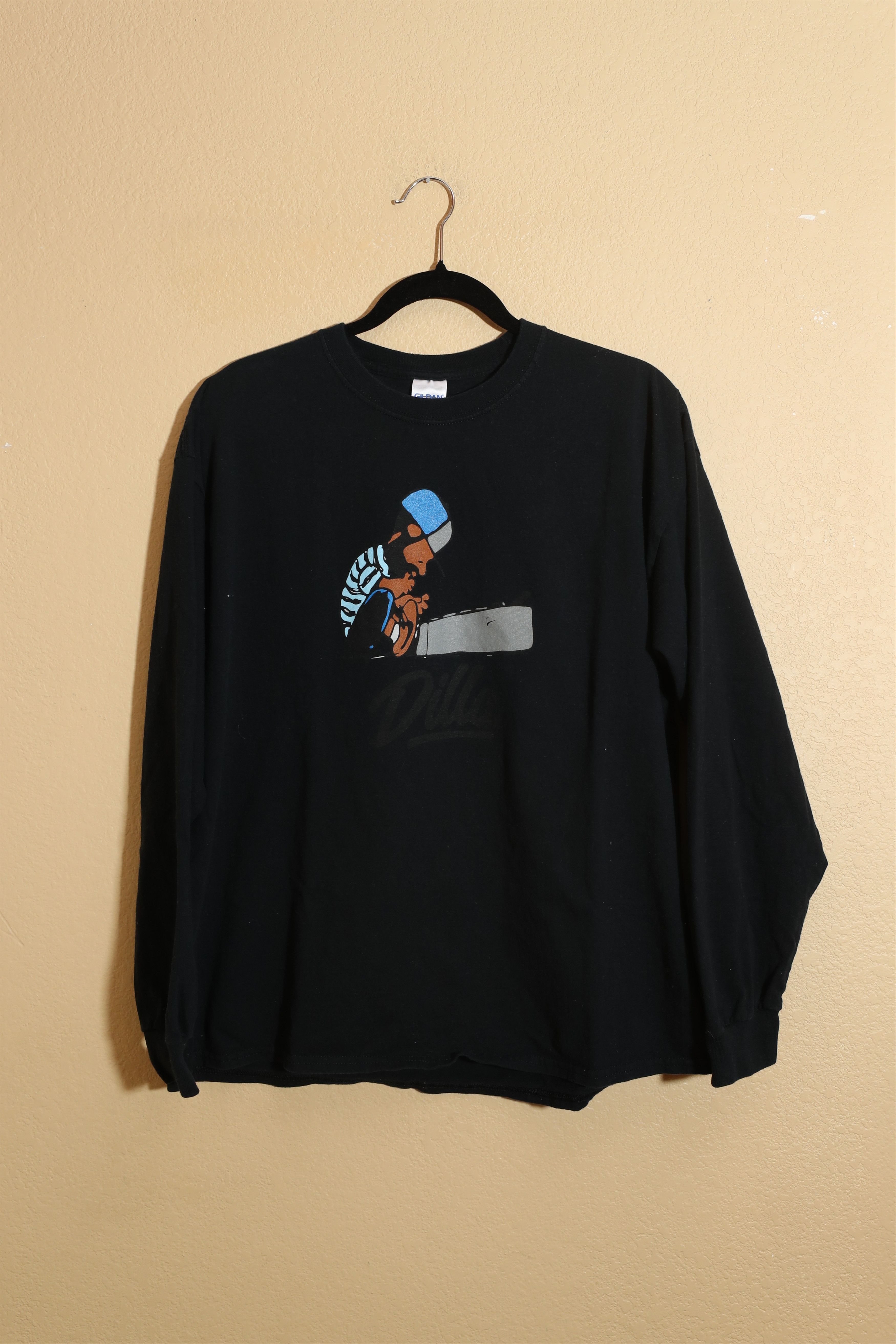 Gildan × Rap Tees J Dilla Donuts Cartoon Logo Tee (XL) Size US XL / EU 56 / 4 - 1 Thumbnail