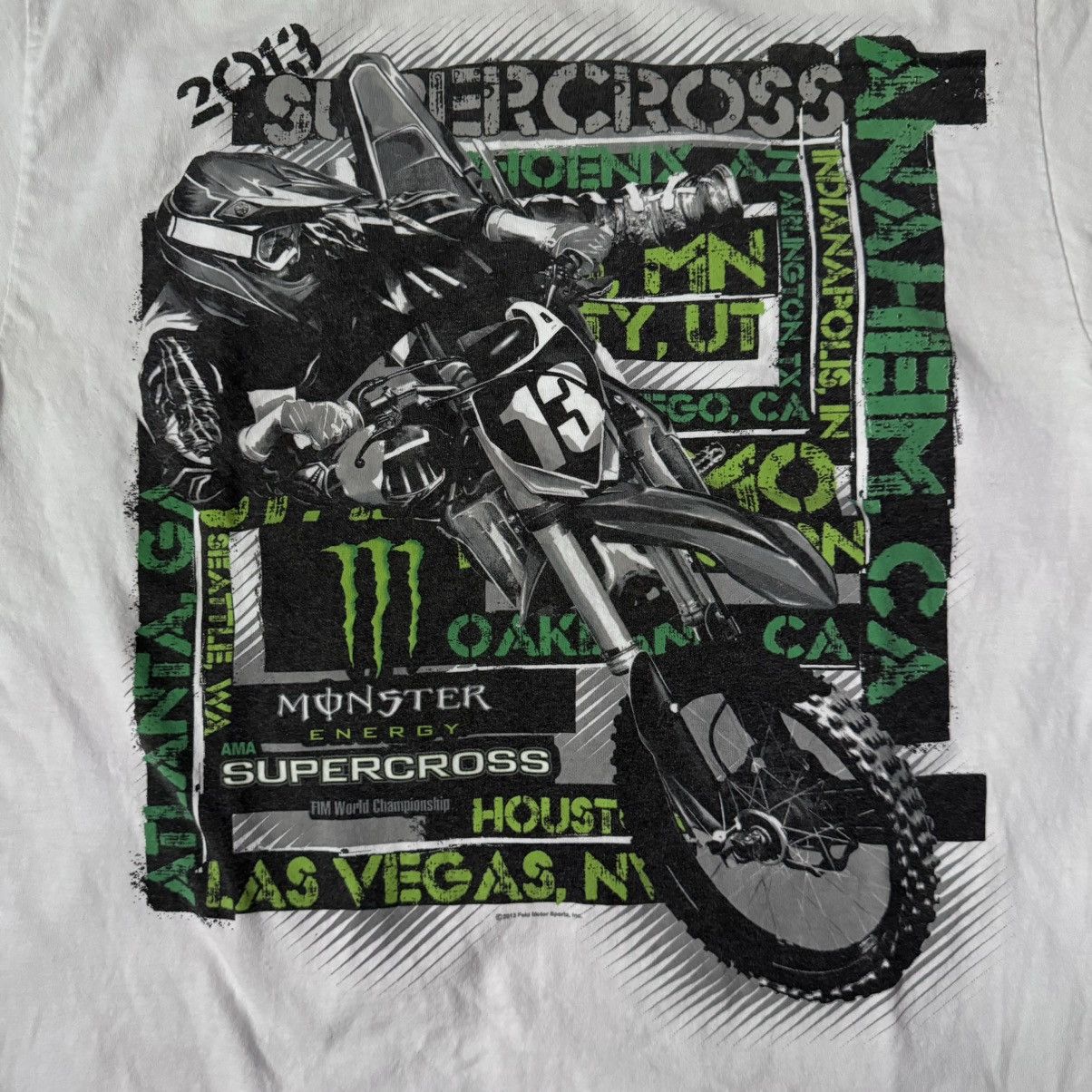AAA AMA Supercross T-Shirt Monster Energy Y2K Size US M / EU 48-50 / 2 - 3 Thumbnail
