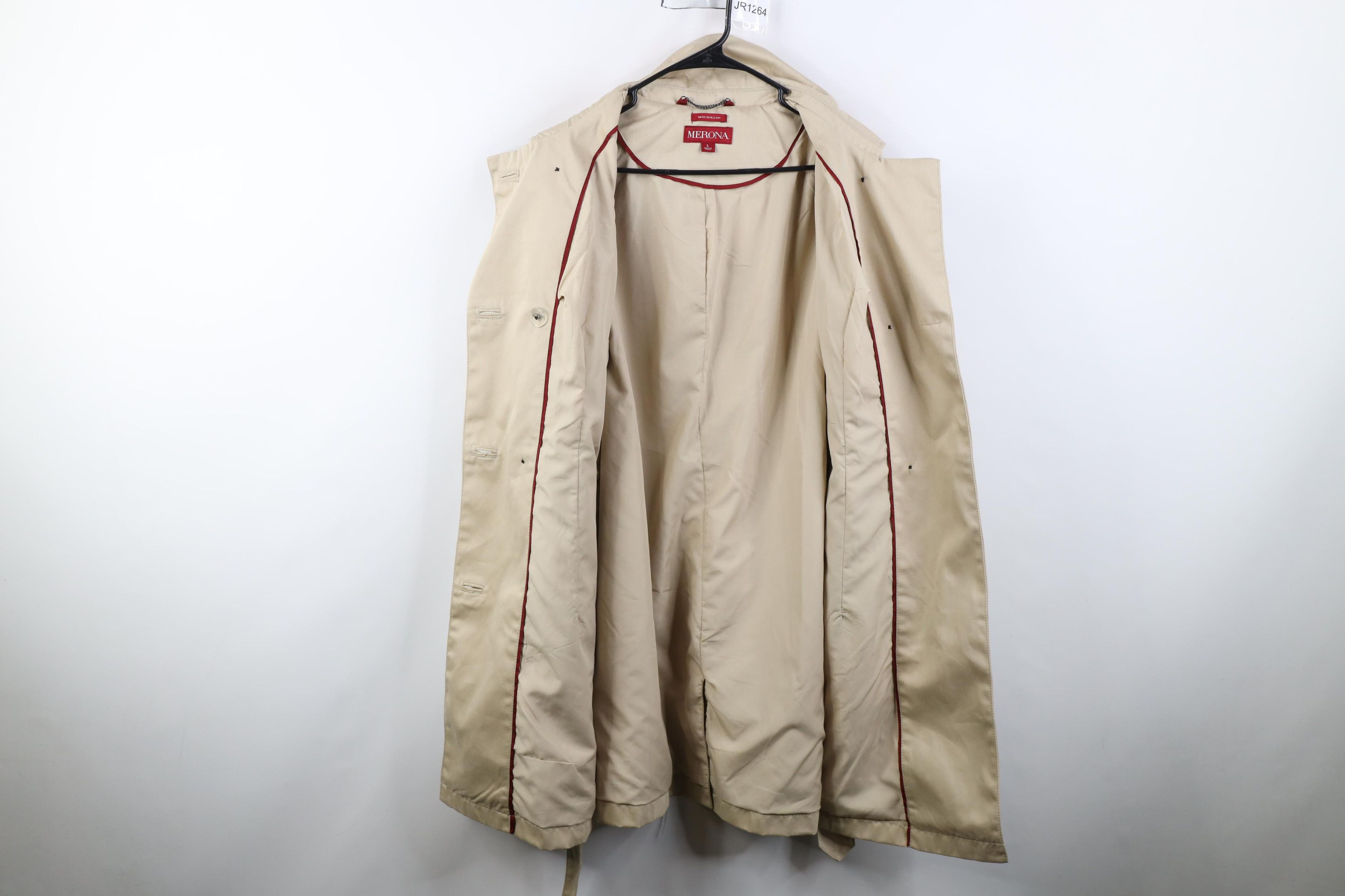 Vintage Vintage Y2K Babydoll Repellant Trench Coat Rain Jacket Size S / US 4 / IT 40 - 11 Thumbnail