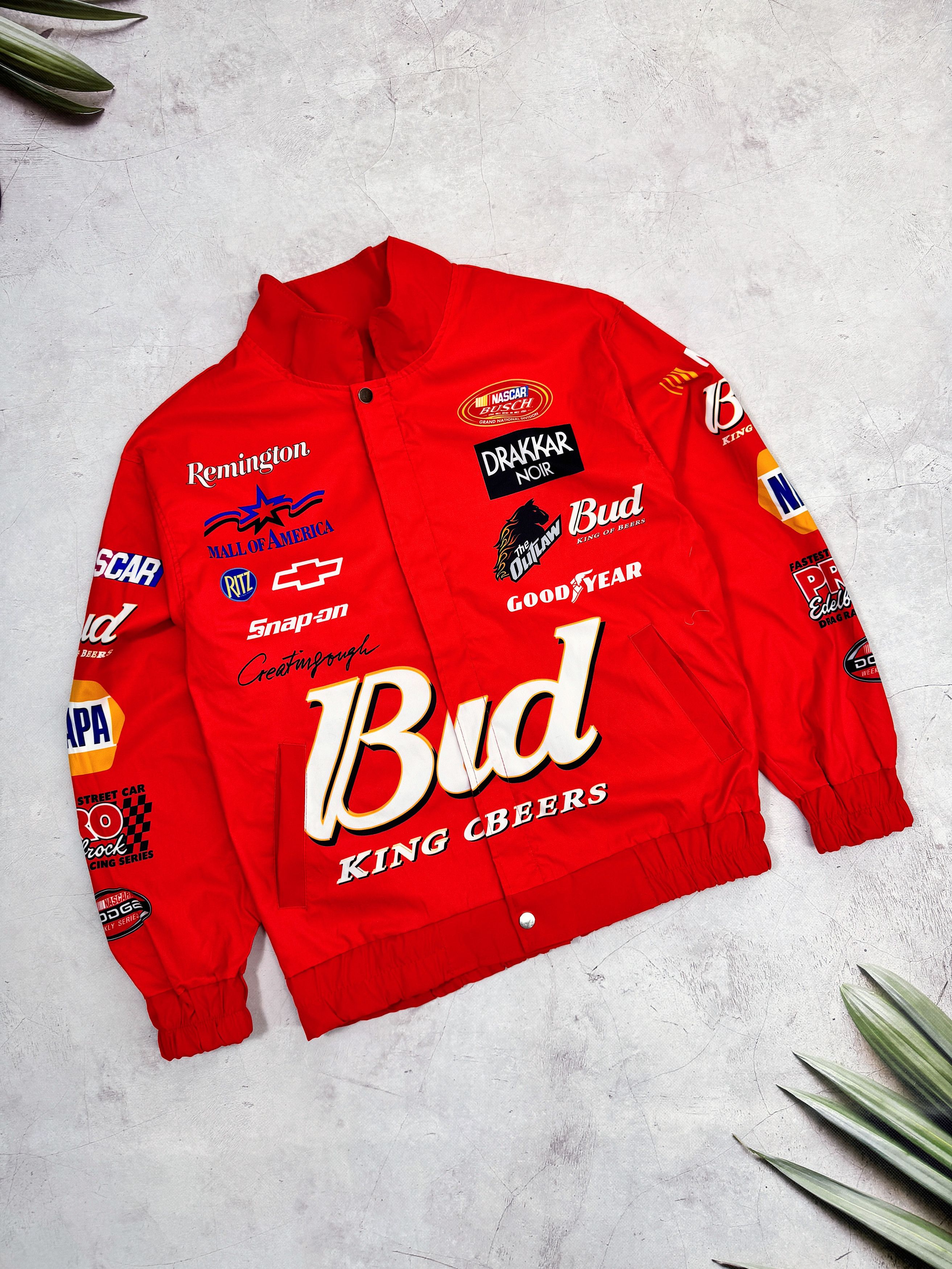 NASCAR NASCAR Racing Bomber Jacket Bud King of Beers Remington Size US M / EU 48-50 / 2 - 1 Thumbnail