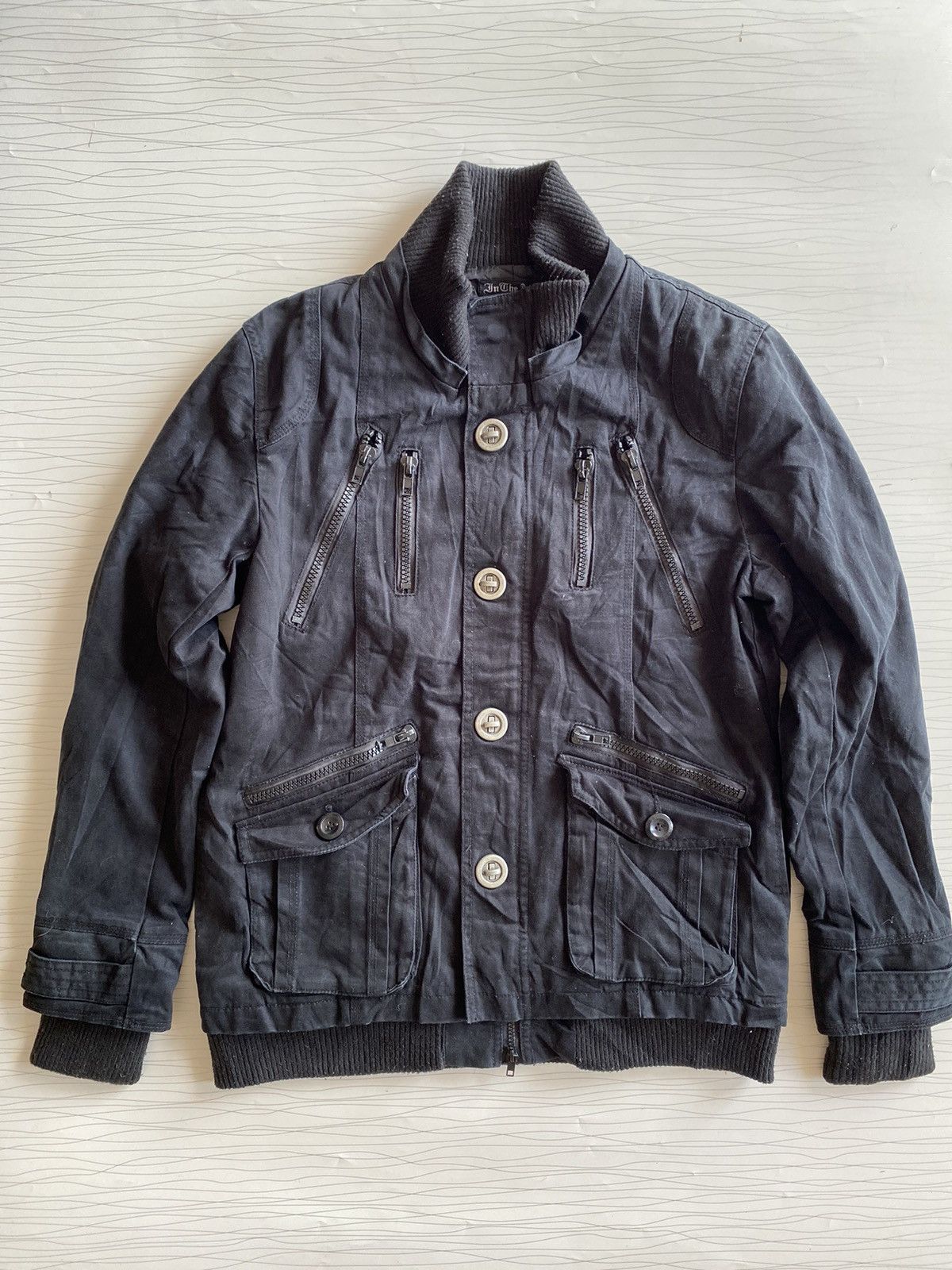 14th Addiction × In The Attic × KMRii Vtg In The Attic Japan Militery Zipp Bondage Tactical Jacket Size US L / EU 52-54 / 3 - 12 Thumbnail