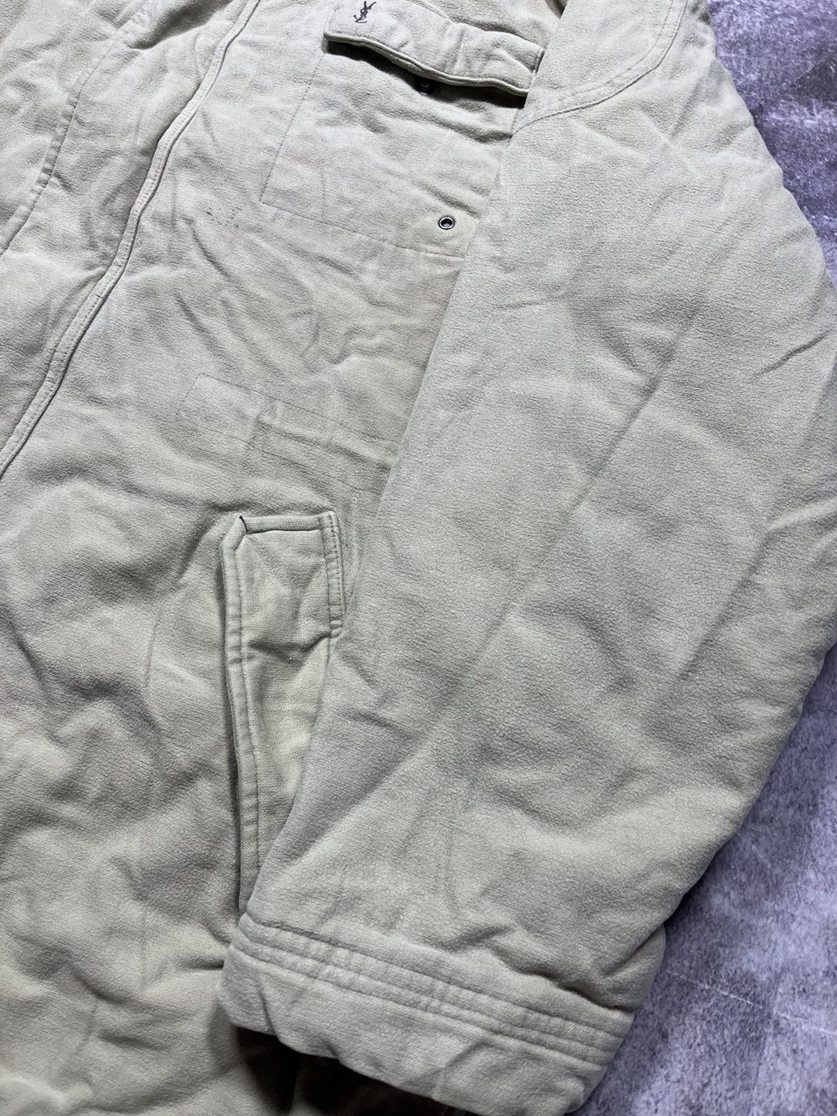 Yves Saint Laurent Yves Saint Laurent YSL Vintage jacket beige hood Parka Size US L / EU 52-54 / 3 - 4 Thumbnail
