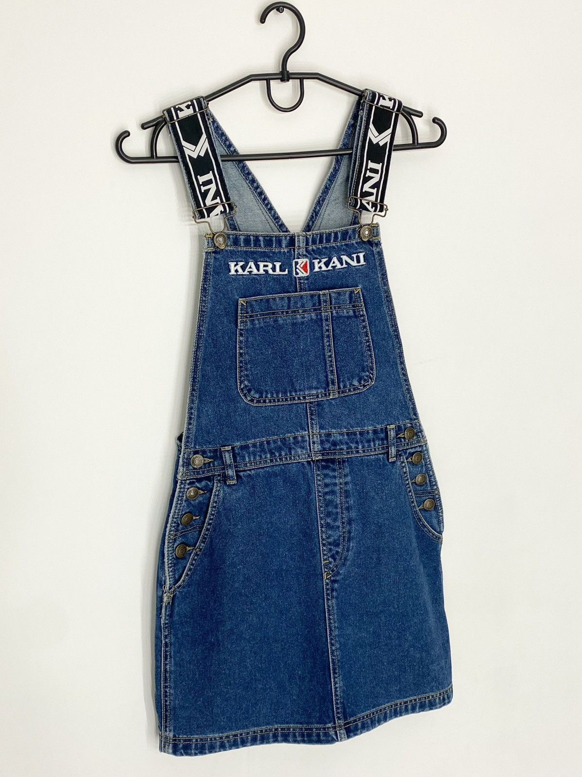 Karl Kani Karl Kani Denim Skirt Overalls Size XS / US 0-2 / IT 36-38 - 5 Thumbnail