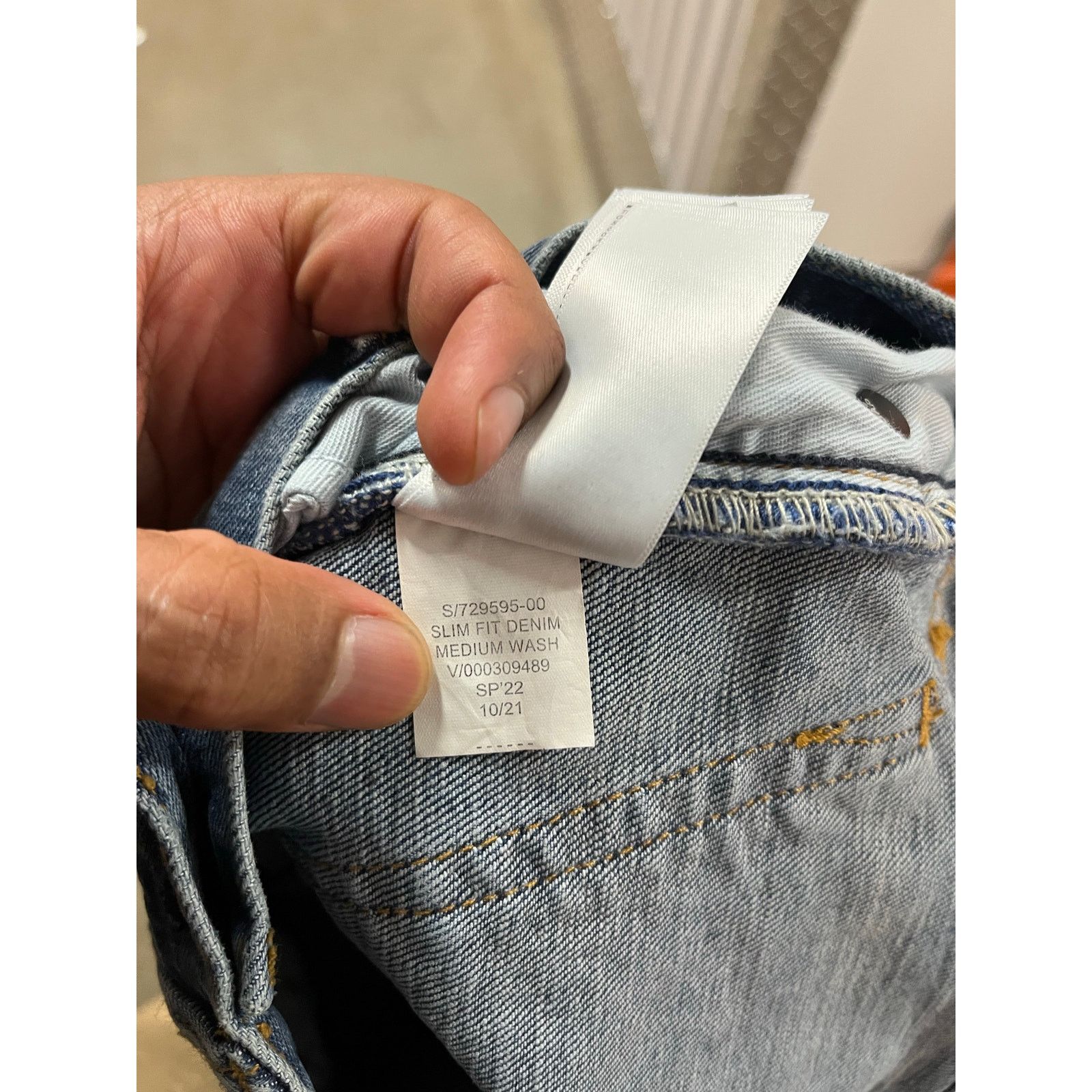 Gap Gap Men - Medium washed / Slim fit Jeans / 32x32/ NWT Size US 32 / EU 48 - 8 Thumbnail