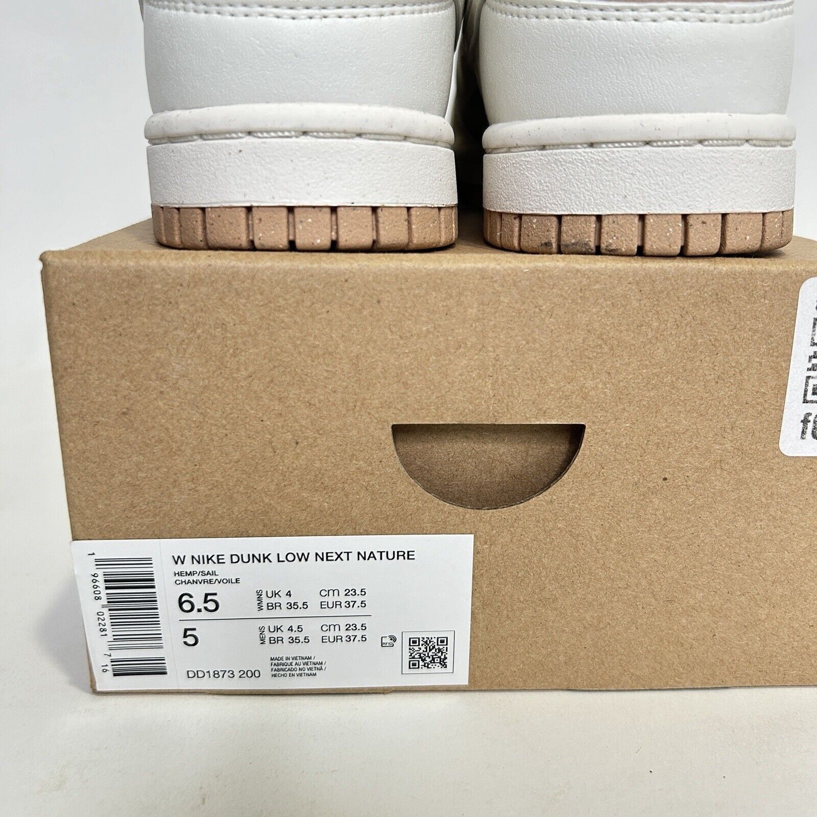 Nike Nike Dunk Low WMNS Next Nature “Beige Sail White/Hemp” 2024 Size US 6.5 / IT 36.5 - 5 Thumbnail