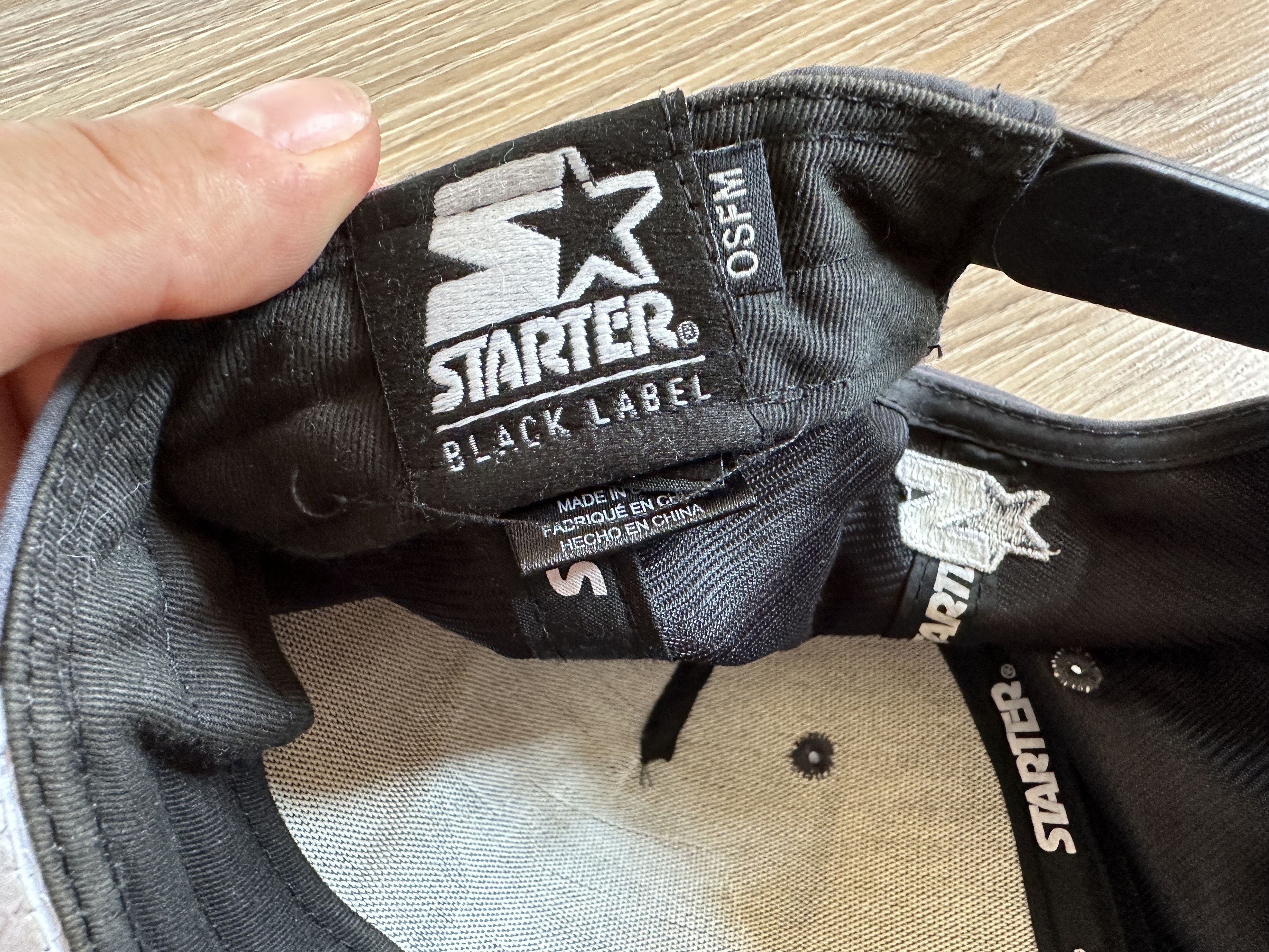 Starter × Vintage Starter Big Logo Grey Snapback Hat Size ONE SIZE - 6 Thumbnail