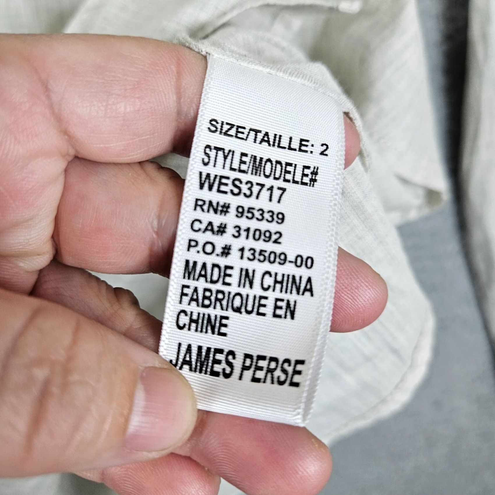 James Perse James Perse Women's Button-Up Shirt Long Sleeve Beige Size 2 Cotton Blend Top Slim Regular Modern Classic Size XS / US 0-2 / IT 36-38 - 4 Thumbnail