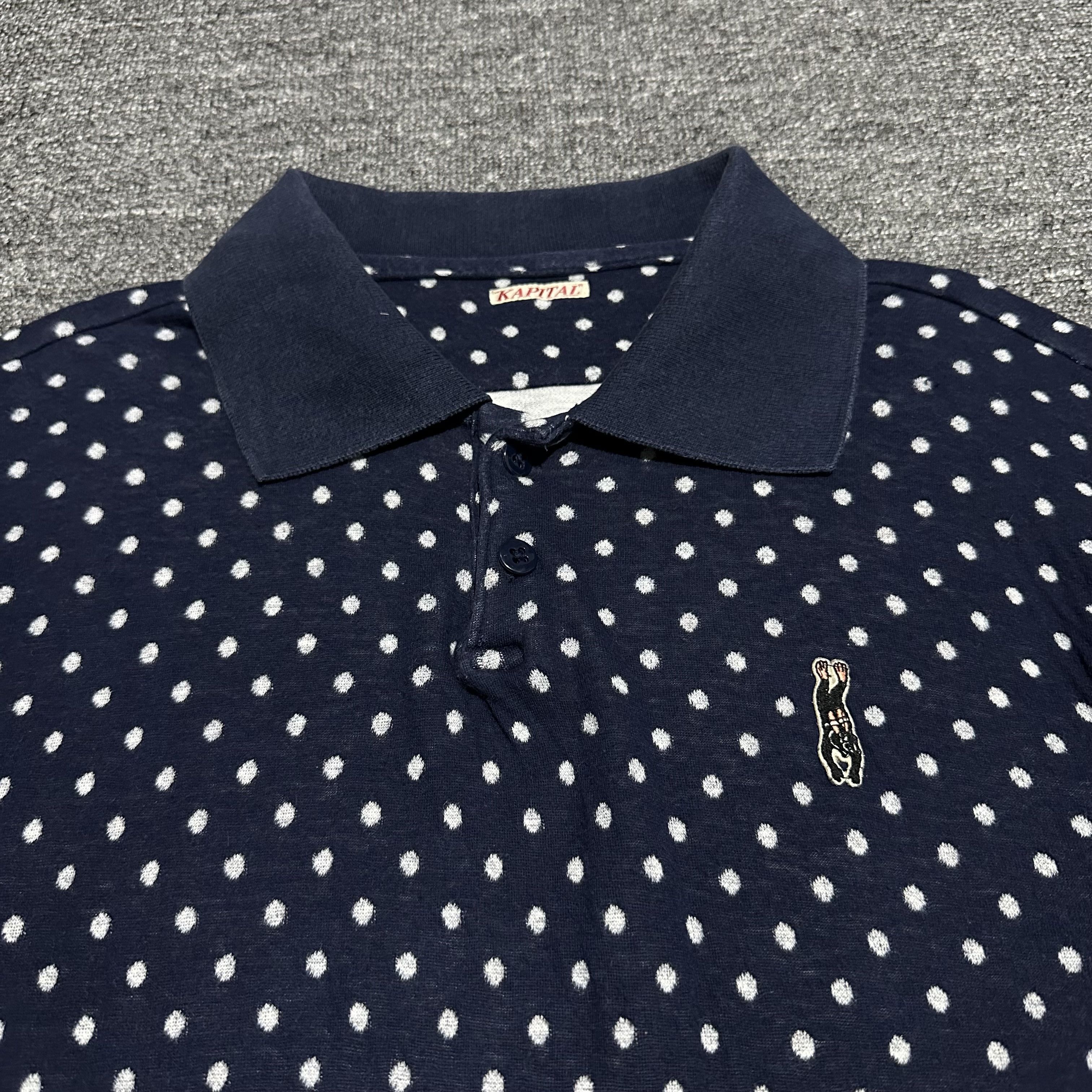 Kapital Kapital Polkadot Poloshirts Size US M / EU 48-50 / 2 - 2 Thumbnail