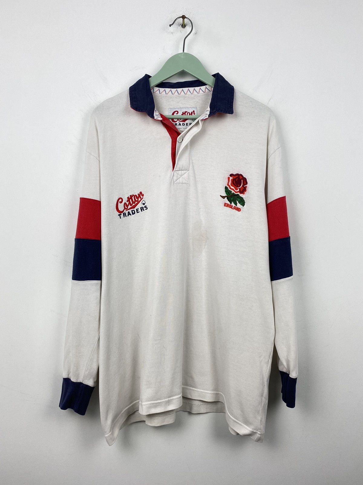 Cotton Traders Vintage England 1995 1996 Rugby Union Jersey Shirt Size US L / EU 52-54 / 3 - 1 Thumbnail