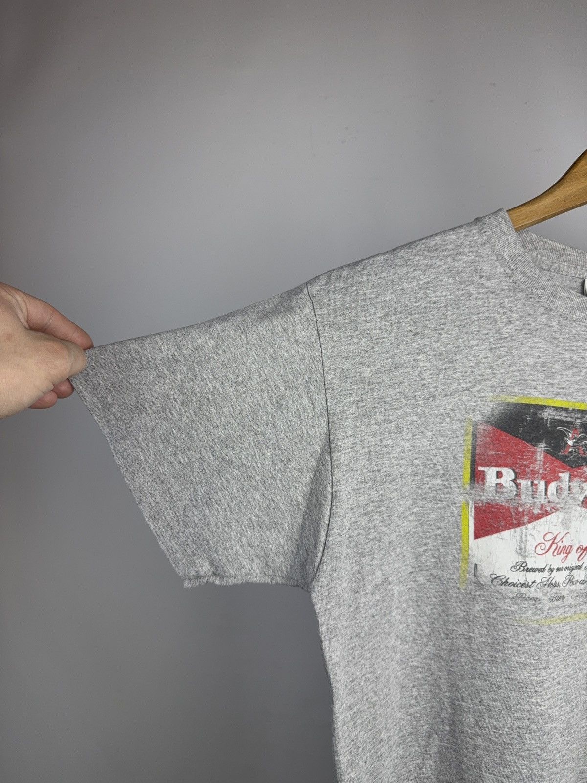 Budweiser 00s Budweiser King Of Beers Graphic Logo T Shirt Vintage Size US M / EU 48-50 / 2 - 3 Thumbnail