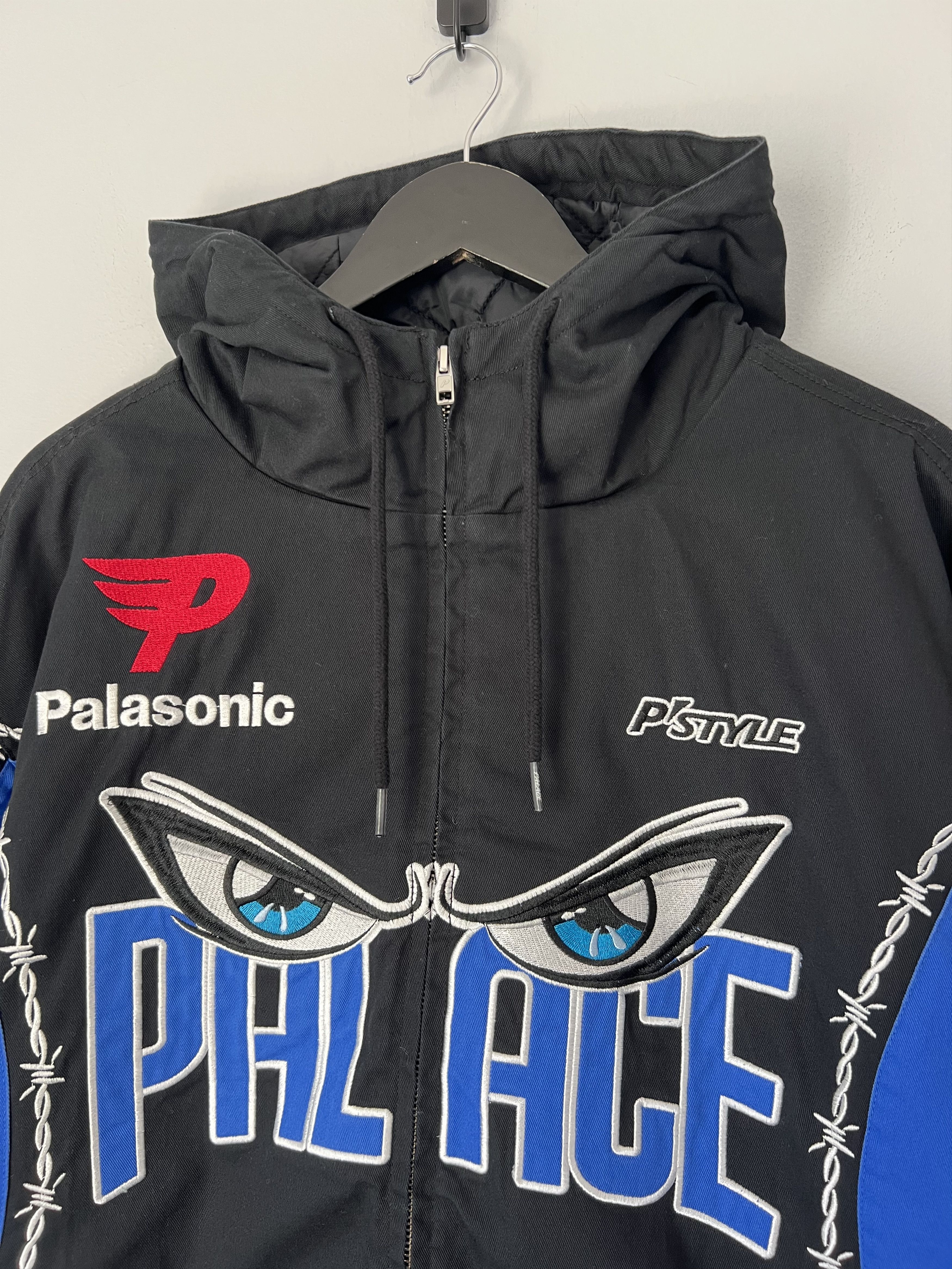 Palace Palace Skateboards Need For P's Eyes Jacket in Blue Size US L / EU 52-54 / 3 - 2 Thumbnail