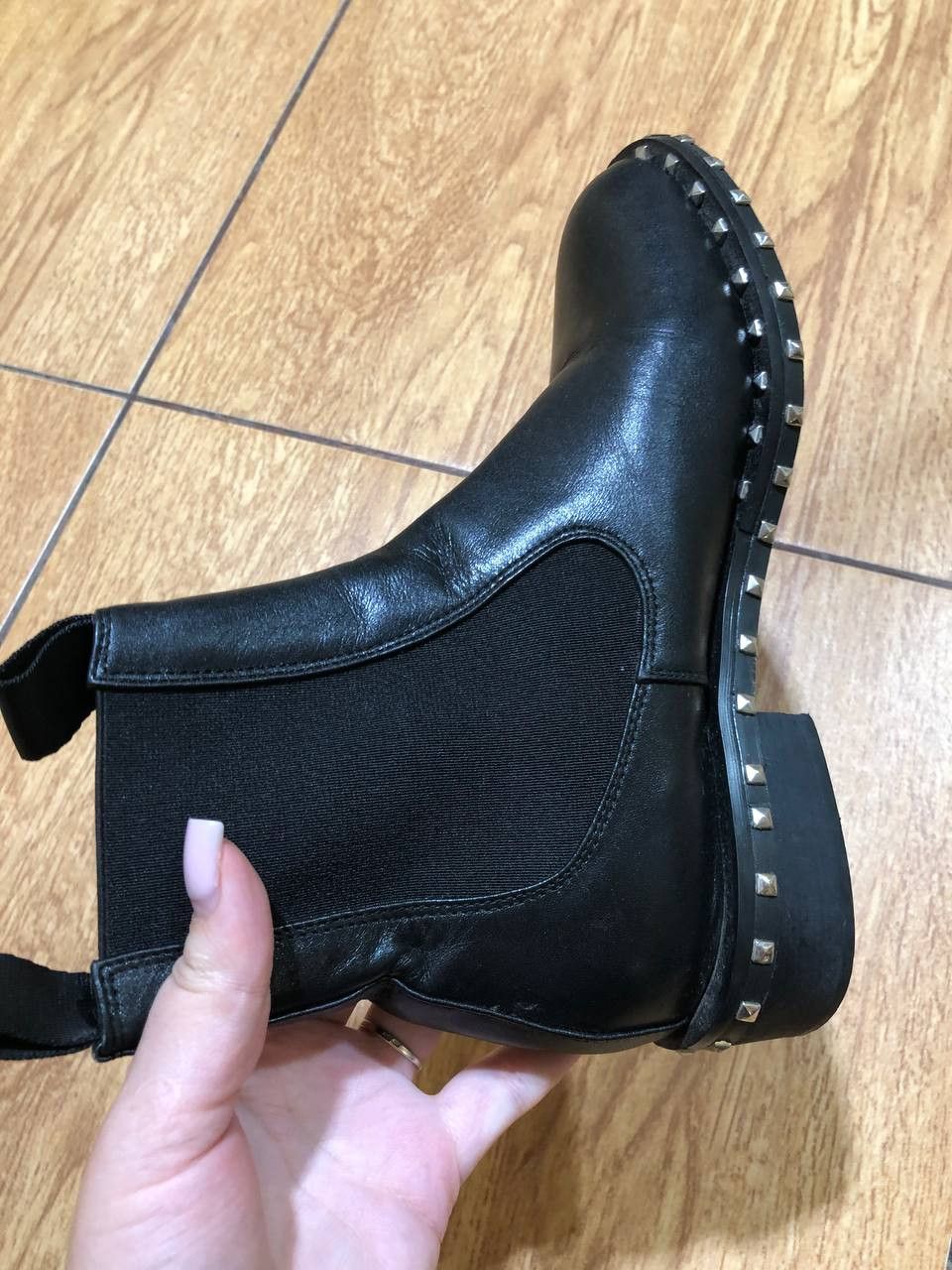 Valentino Vintage Valentino Black Boots With Rivets Size US 6 / IT 36 - 7 Thumbnail