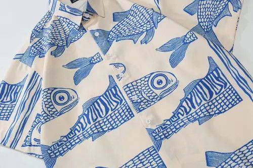 Other Vintage Harajuku Style Hawaiian Fish Printed Shirt Size US XL / EU 56 / 4 - 3 Thumbnail