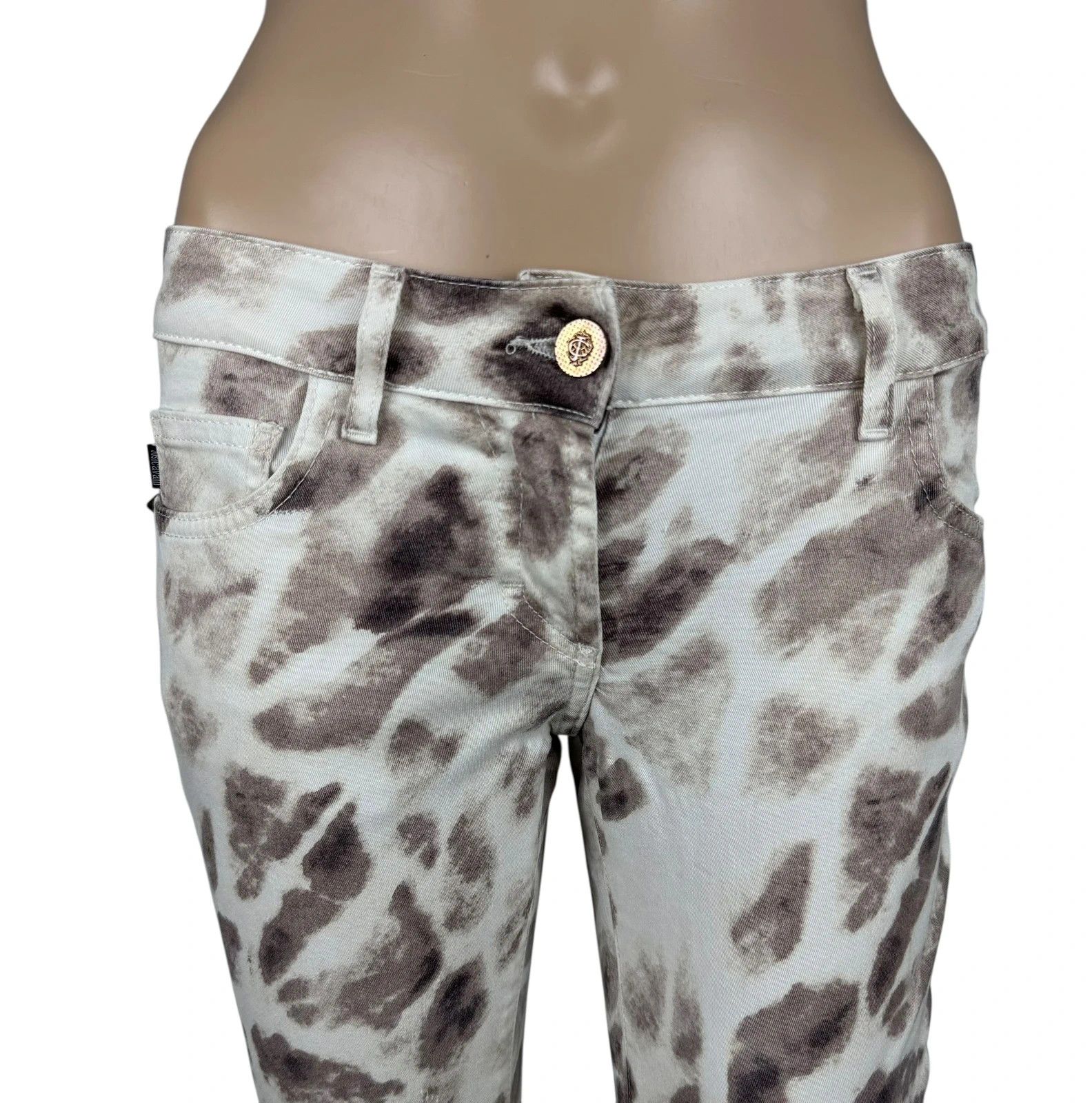 Just Cavalli Just Cavalli Skinny Printed Pants Crop size 27 Size 27" / US 4 / IT 40 - 3 Thumbnail
