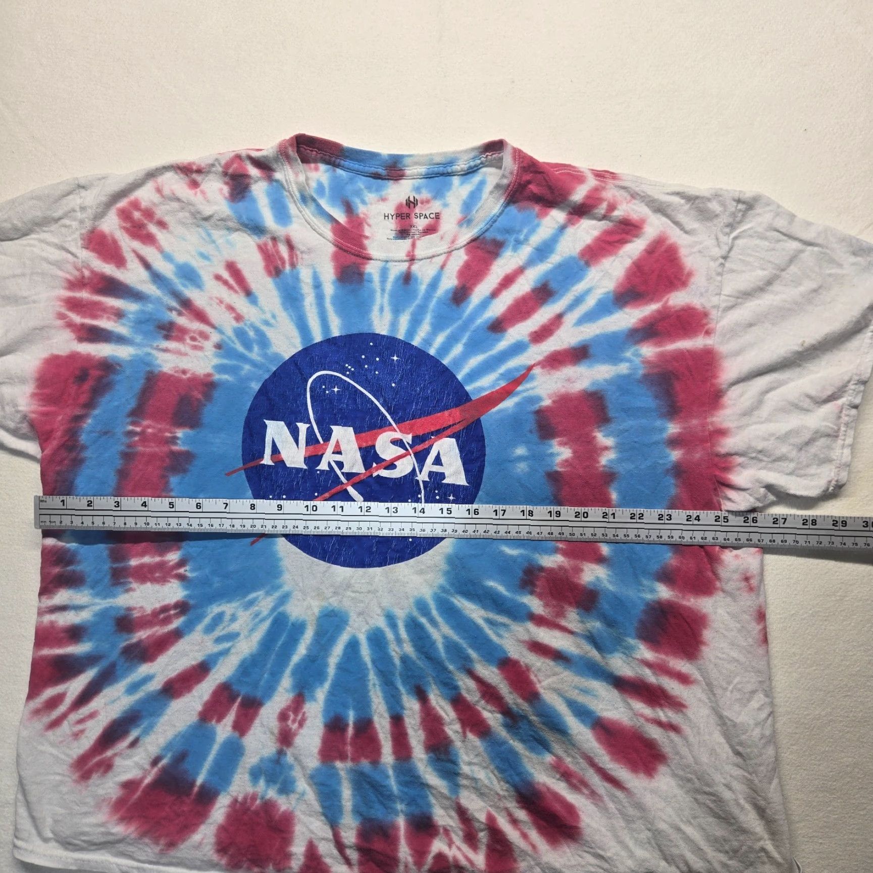 Vintage NASA Space Astronaut Tie Dye T-Shirt Short Sleeve Adult Men's 3XL XXXL Size US XXL / EU 58 / 5 - 4 Thumbnail