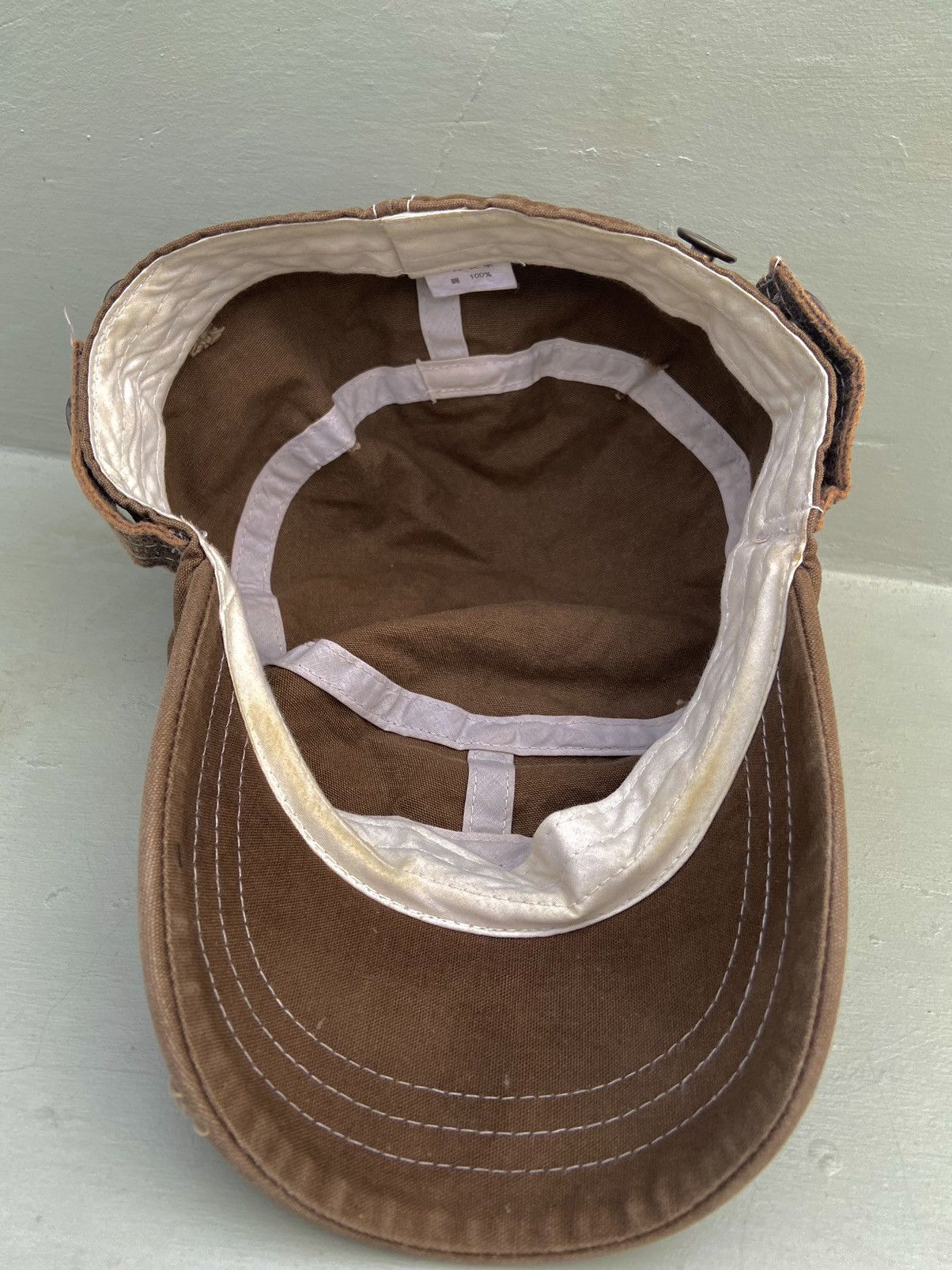 If Six Was Nine 2000s punk skulls ditsetressed ifsixwasnine patrol hat Size ONE SIZE - 8 Thumbnail