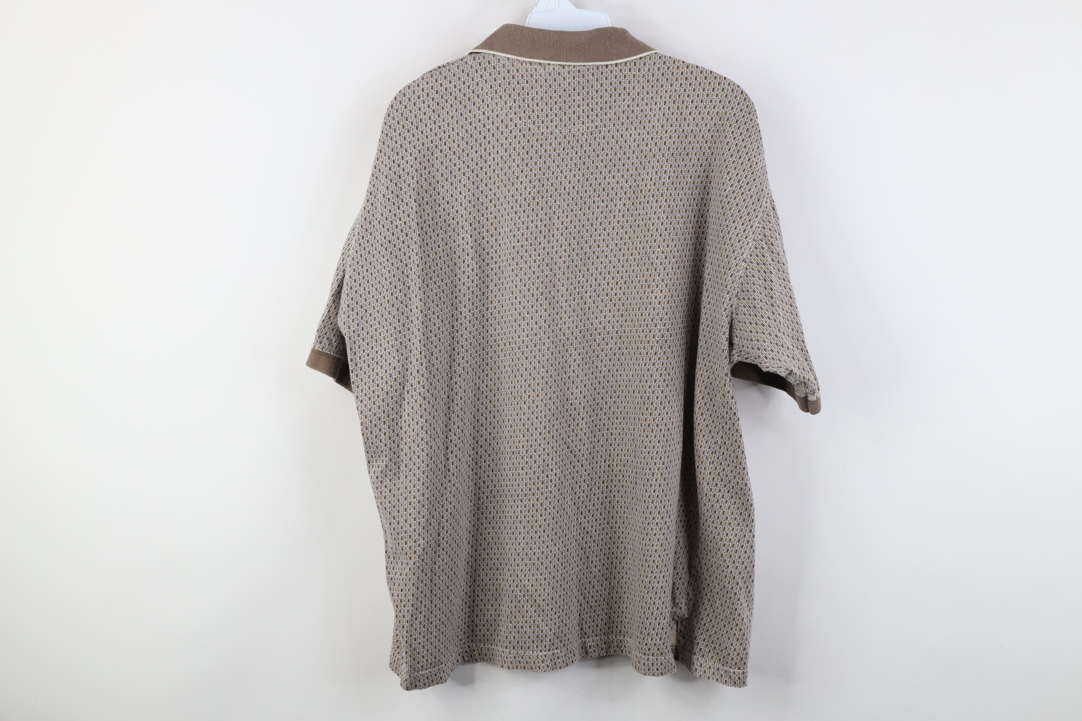 Vintage Vintage 90s Streetwear Knit Golf Polo Shirt Earth Tone Size US L / EU 52-54 / 3 - 9 Thumbnail