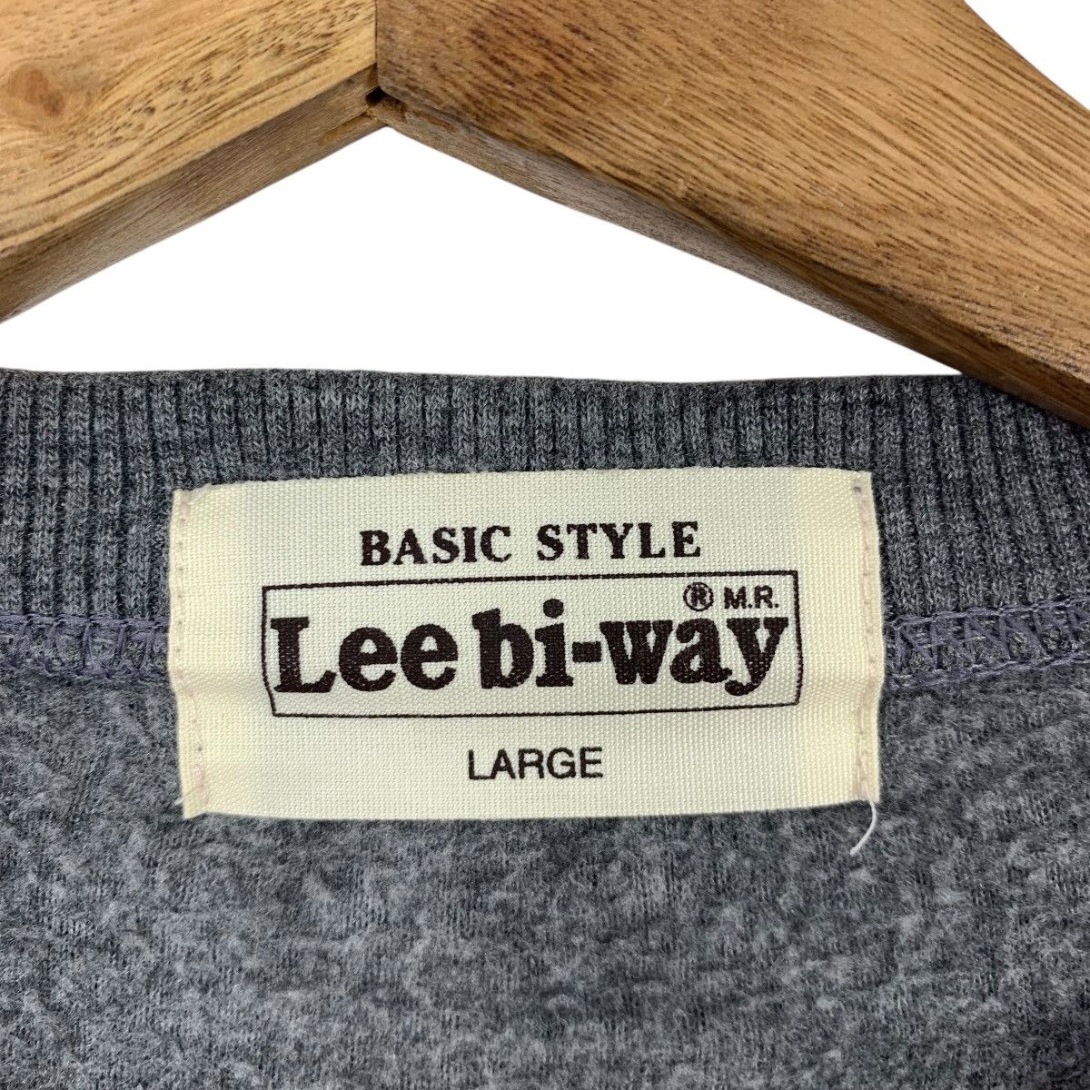 Lee × Vintage Vintage LEE BI-WAY Kansas Casualwear Big Logo Sweatshirt Size US L / EU 52-54 / 3 - 5 Thumbnail