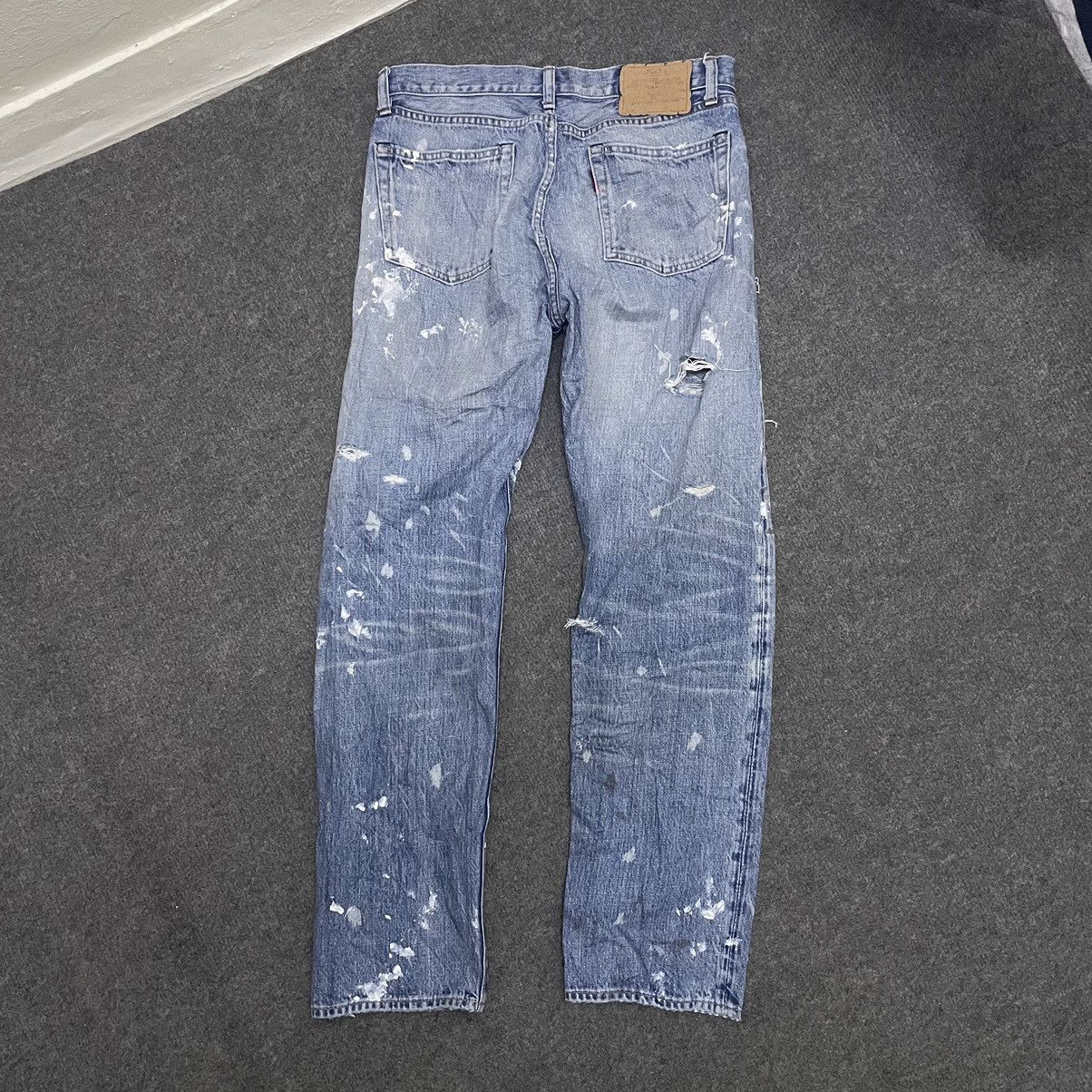 Hysteric Glamour × If Six Was Nine × Japanese Brand Vintage RNA Selvedge Paint Splattered Distressed Jeans Size US 31 - 9 Thumbnail