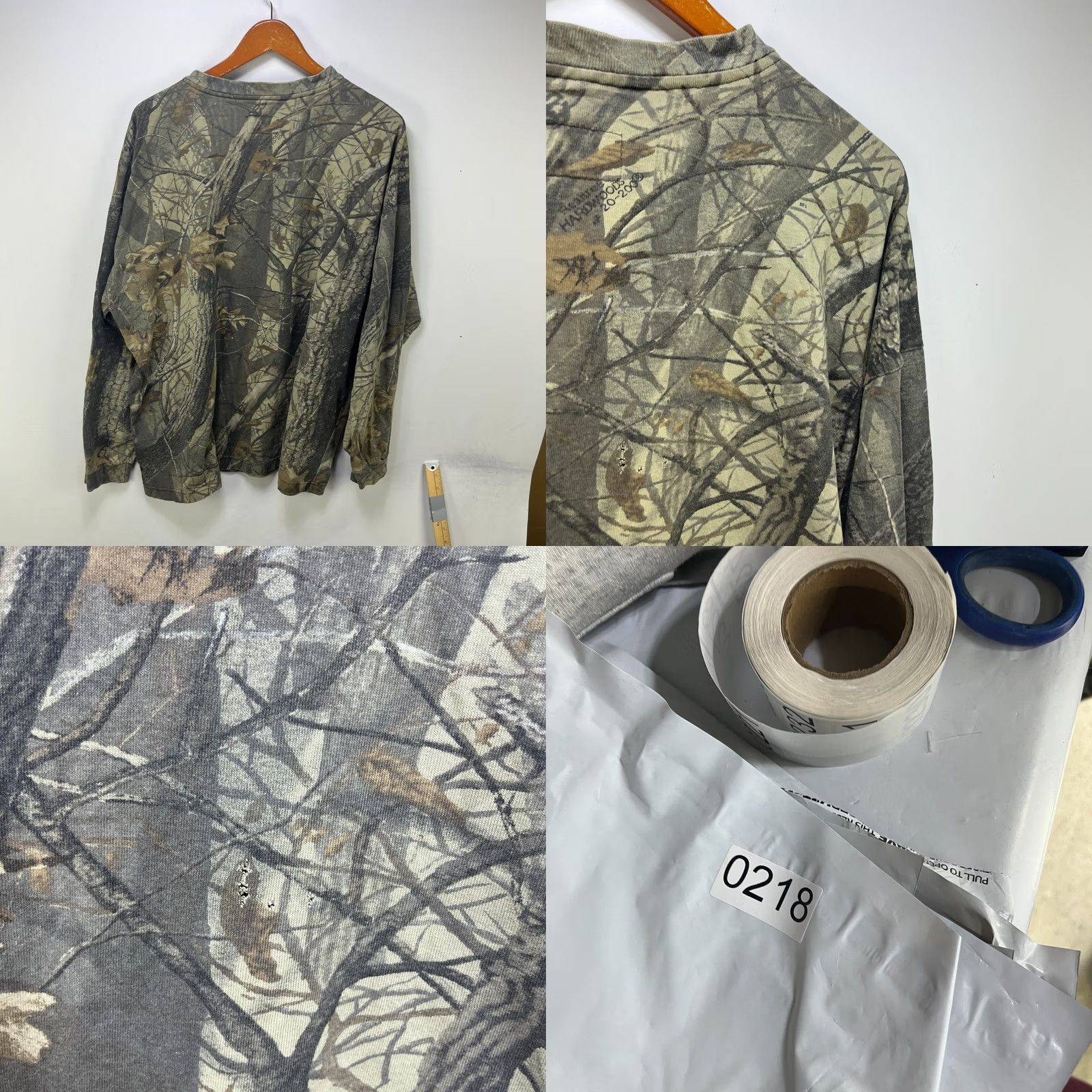 Realtree VINTAGE Realtree Camo Henley Long Sleeve Shirt 2XL 3XL Realtree Mens Camouflage Cotton Green Long Sleeve Shirt Men 2XL 3XL Size US XXL / EU 58 / 5 - 8 Thumbnail