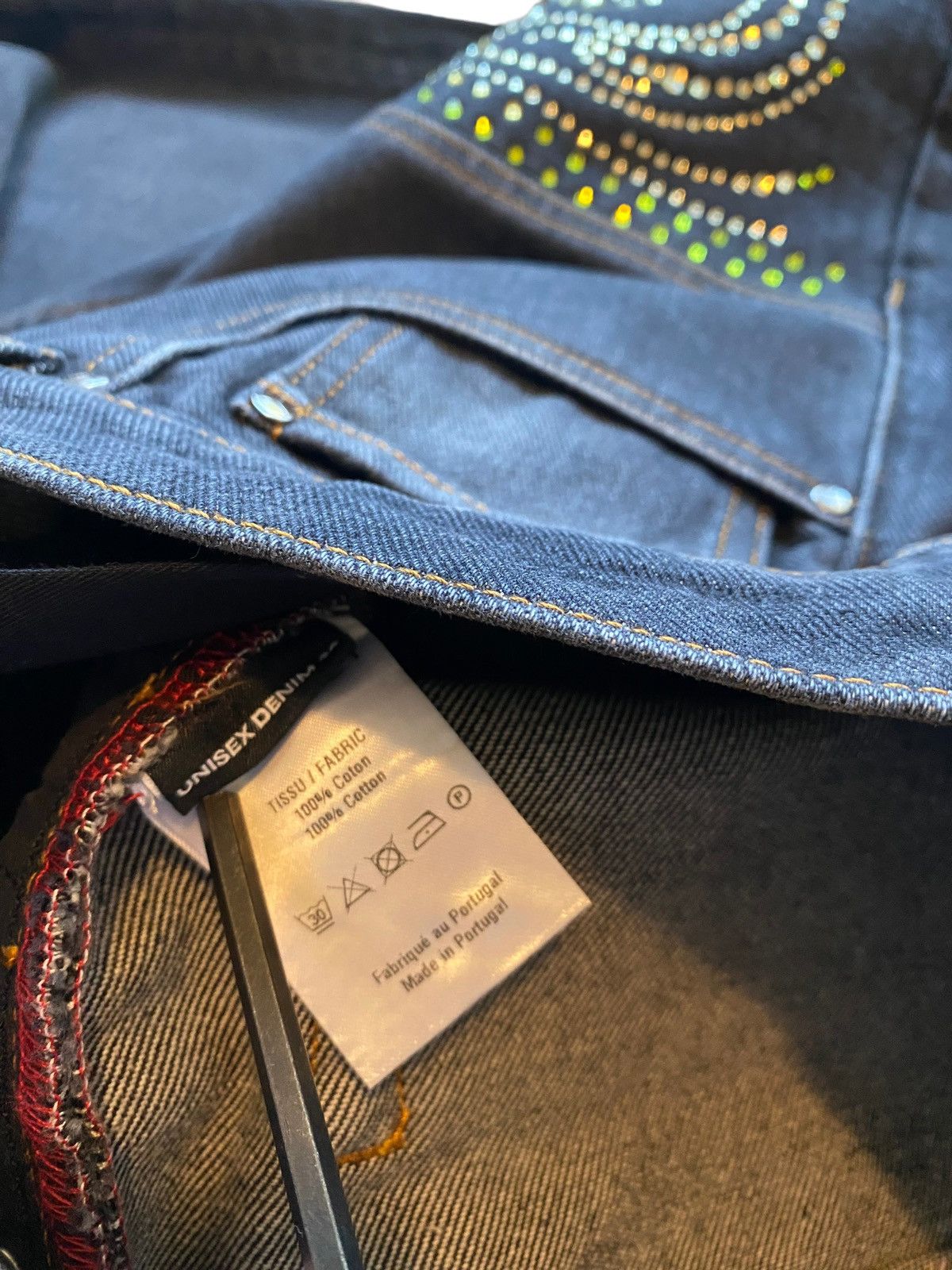 Y/Project SS21 Rhinestone Jeans Size US 30 / EU 46 - 6 Thumbnail