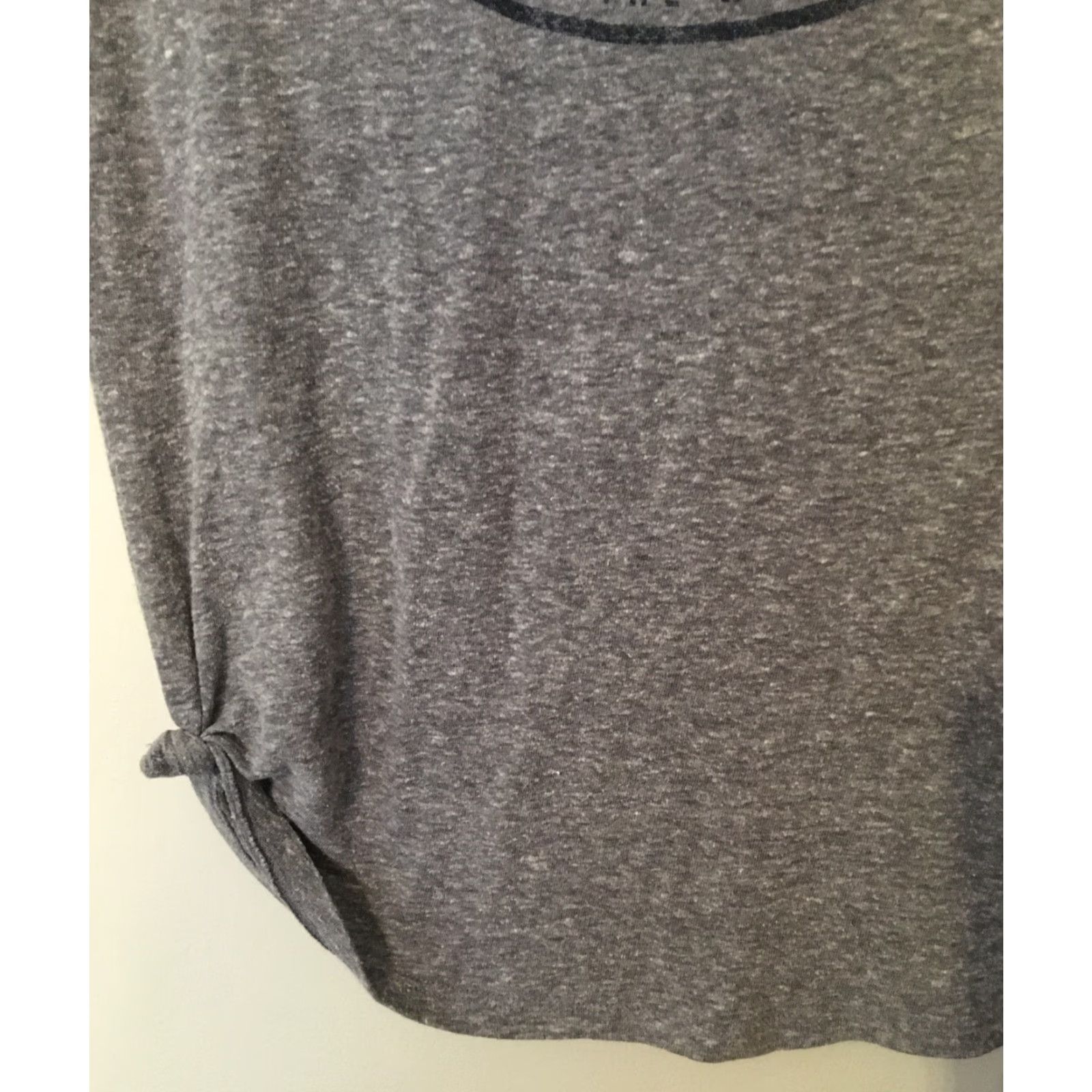 Vans VANS Shirt Womens XS Gray Logo Long Sleeve Crew Neck Top Off The Wall Casual Knit Size XS / US 0-2 / IT 36-38 - 3 Thumbnail
