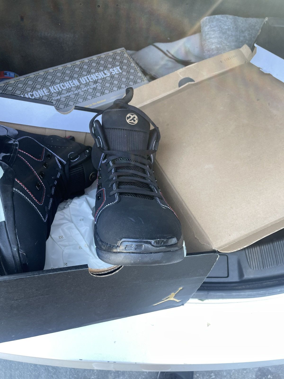 Jordan Brand JORDAN 6-17-23 Black/University Red Size US 13 / EU 46 - 6 Thumbnail