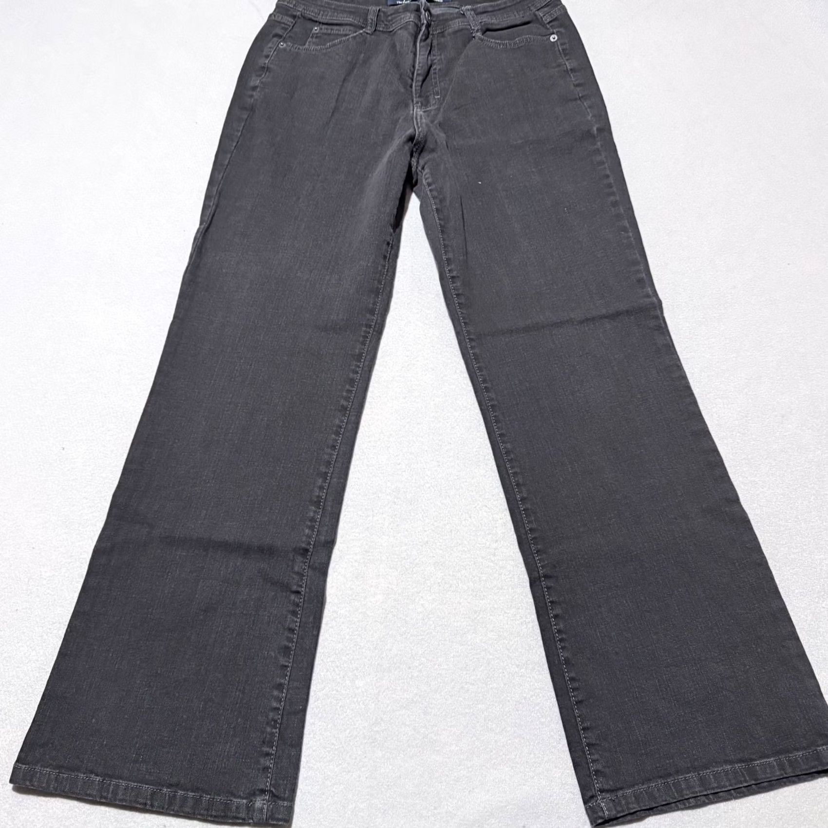 Gloria Vanderbilt Gloria Vanderbilt Jeans Women Black Bootcut 14 5-Pocket Denim Classic 90s City Preppy Womens Size 36" / US 14 / IT 50 - 2 Thumbnail