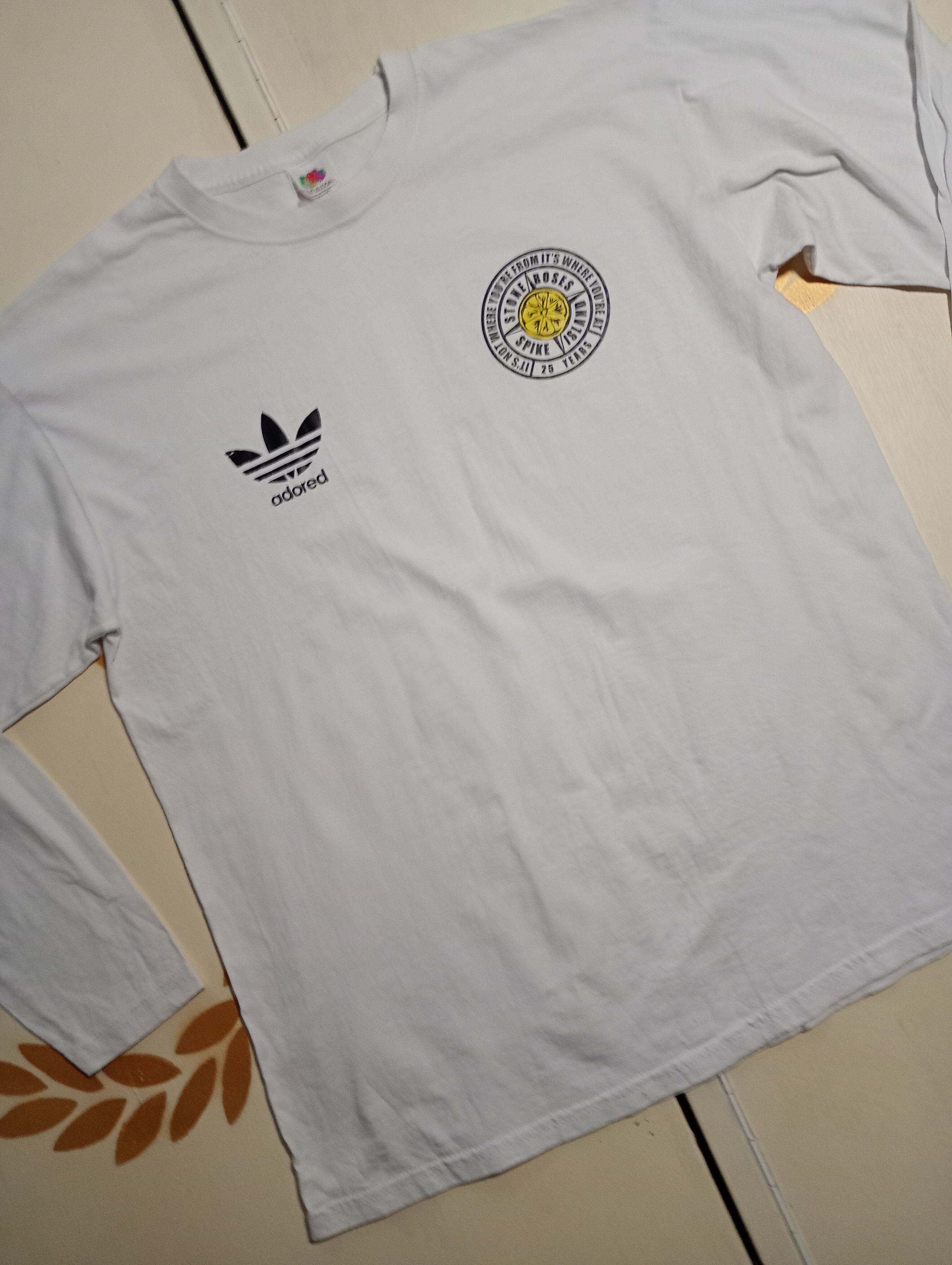 Fruit Of The Loom Adored Stone Roses 25 Years Long Sleeve T-Shirt Size US L / EU 52-54 / 3 - 1 Thumbnail