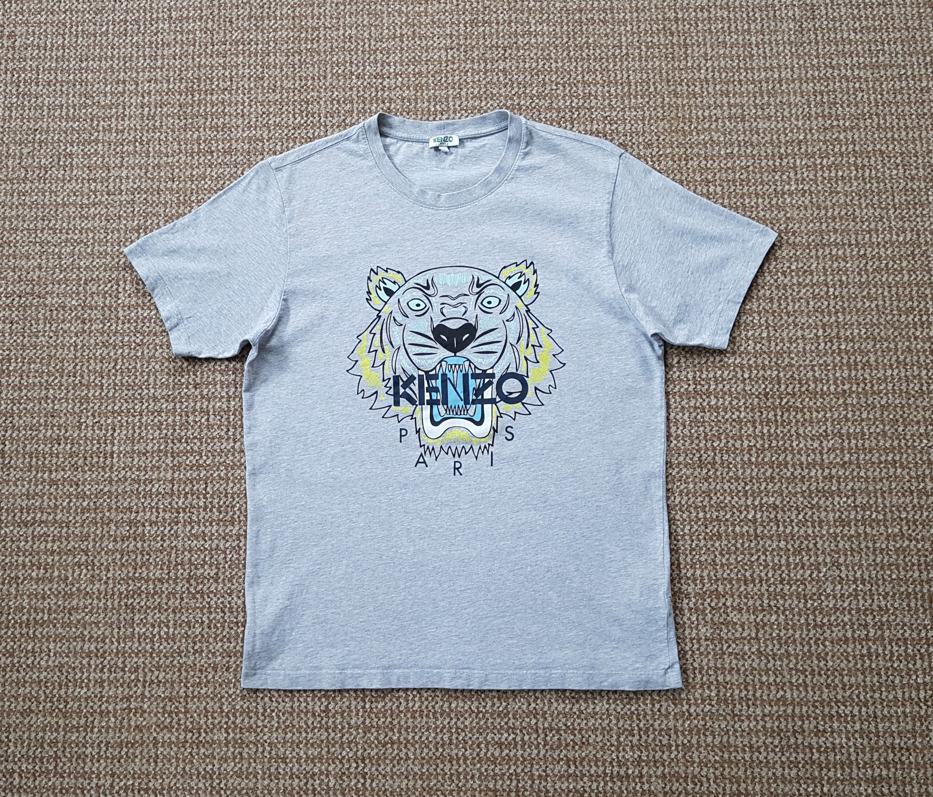 Kenzo Kenzo Tiger Head Printing Pattern Round Neck T Shirt sz M Size US M / EU 48-50 / 2 - 1 Thumbnail