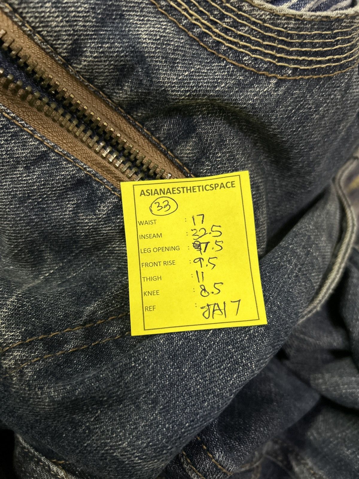 Japanese Brand Made In Heaven Unique Knee Arrow Kapital Style Junya Watanab Size US 33 - 23 Thumbnail