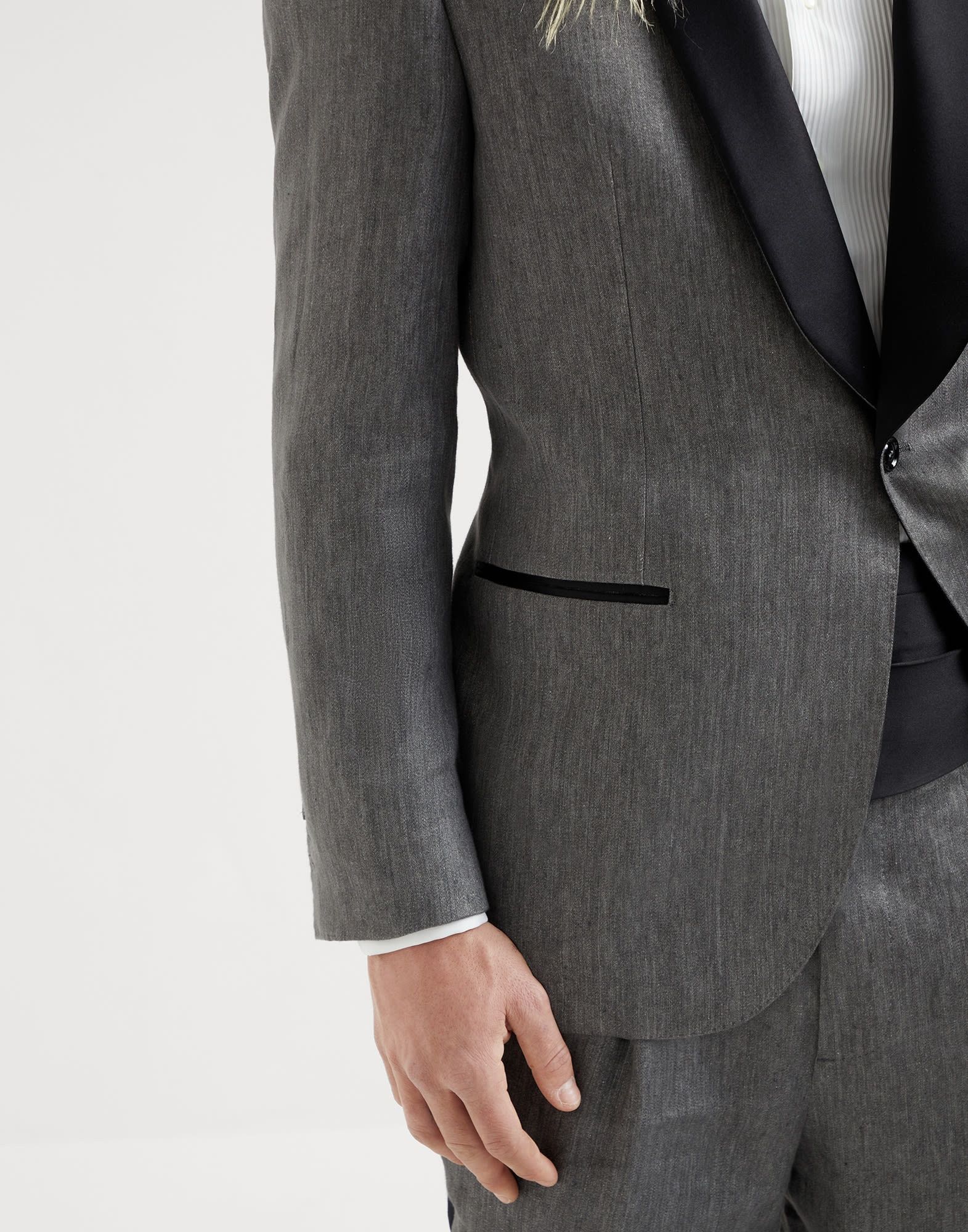 Brunello Cucinelli Suit in Medium Grey Size US S / EU 44-46 / 1 - 4 Thumbnail