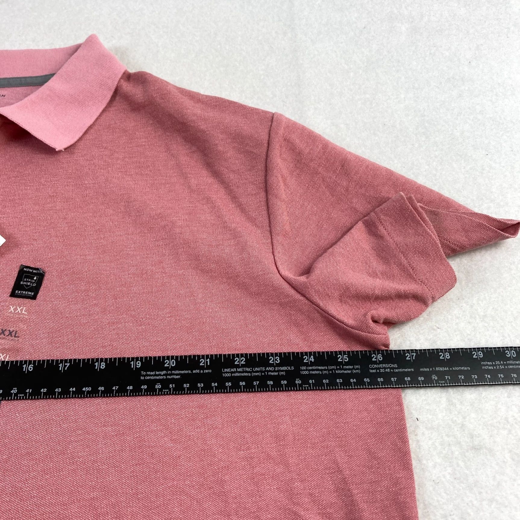 Van Heusen Van Heusen Polo Shirt Mens 2XL Regular Fit Pink Nectar Short Sleeve Polo NWT Casual Shirt Mens Pink Nectar 2XL Size US XXL / EU 58 / 5 - 5 Thumbnail