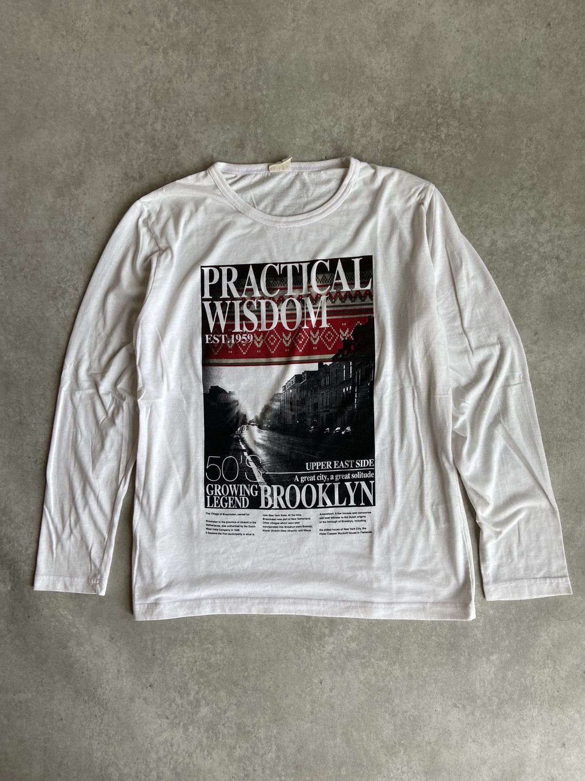 If Six Was Nine × Japanese Brand POWER TO THE PEOPLE PRACTICAL WISDOM LONG SLEEVE Size US L / EU 52-54 / 3 - 1 Thumbnail