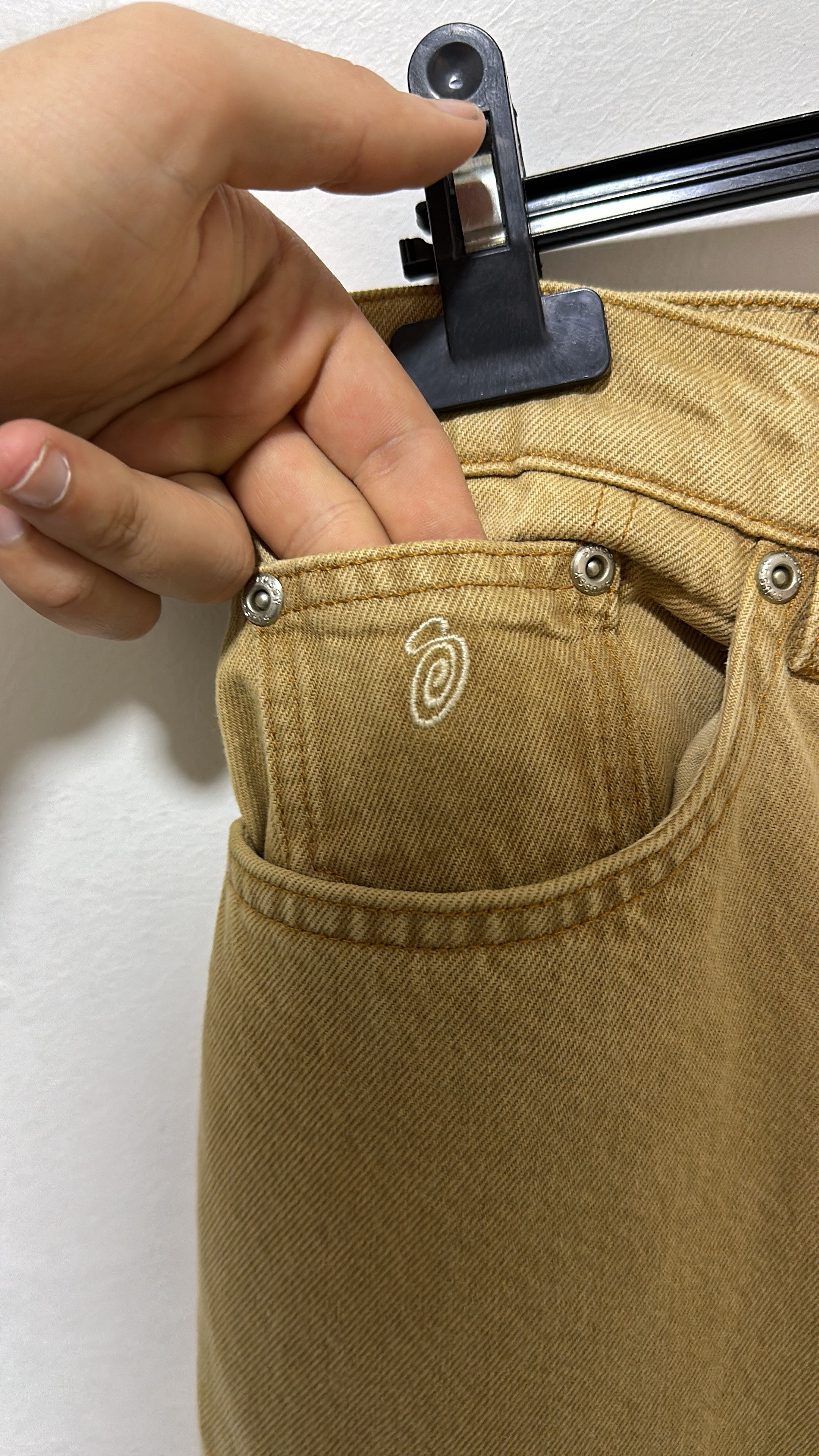 Stussy Stussy Big Ol Jean Denim Sand Size 34 Size US 34 / EU 50 - 3 Thumbnail
