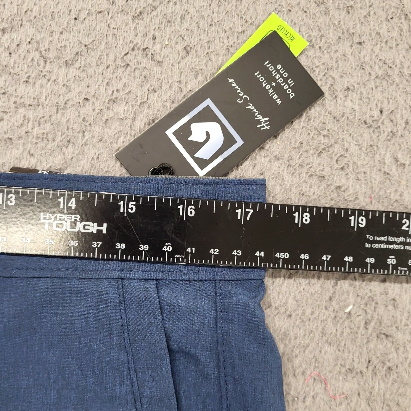 Burnside Burnside Shorts Mens 34 Land+Sea Hybrid Blue UV Stretch Quick Dry NEW Size US 34 / EU 50 - 7 Thumbnail