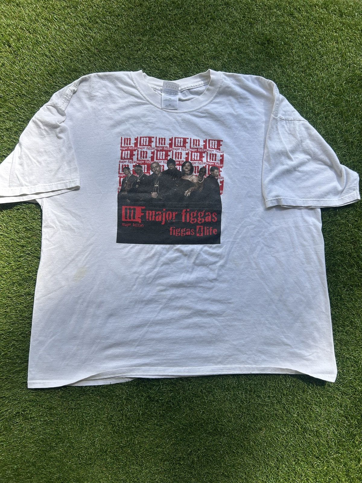 Rap Tees Vintage 2000 Major Figgas Figgas 4 Life Rap Tee Size US XXL / EU 58 / 5 - 1 Thumbnail