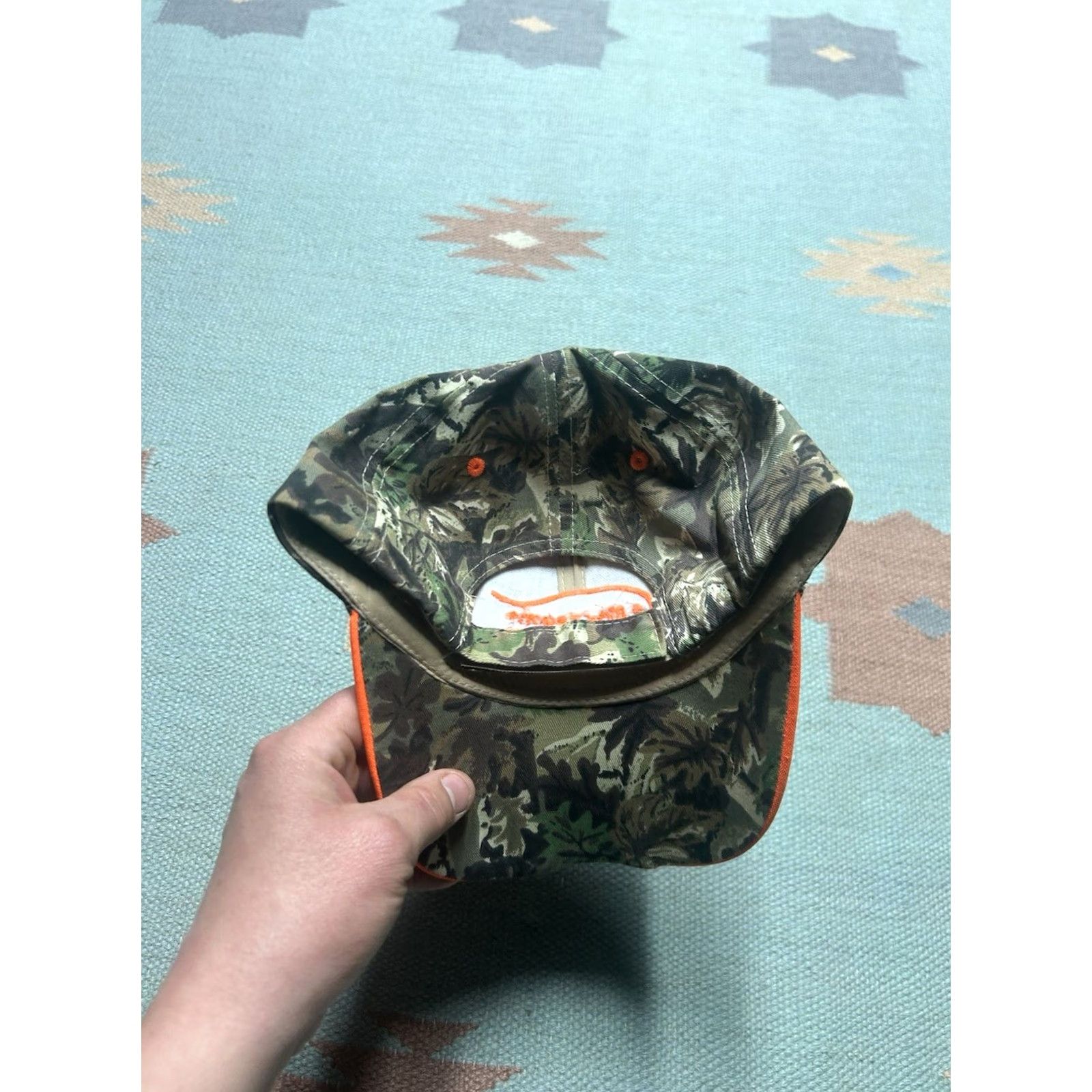 Realtree Realtree Bio Oregon Strapback Hat Camo Cap Hi Vis Orange Fish Feed Adjustable Real Tree Multicolor Men Strapback Hat Size ONE SIZE - 4 Thumbnail