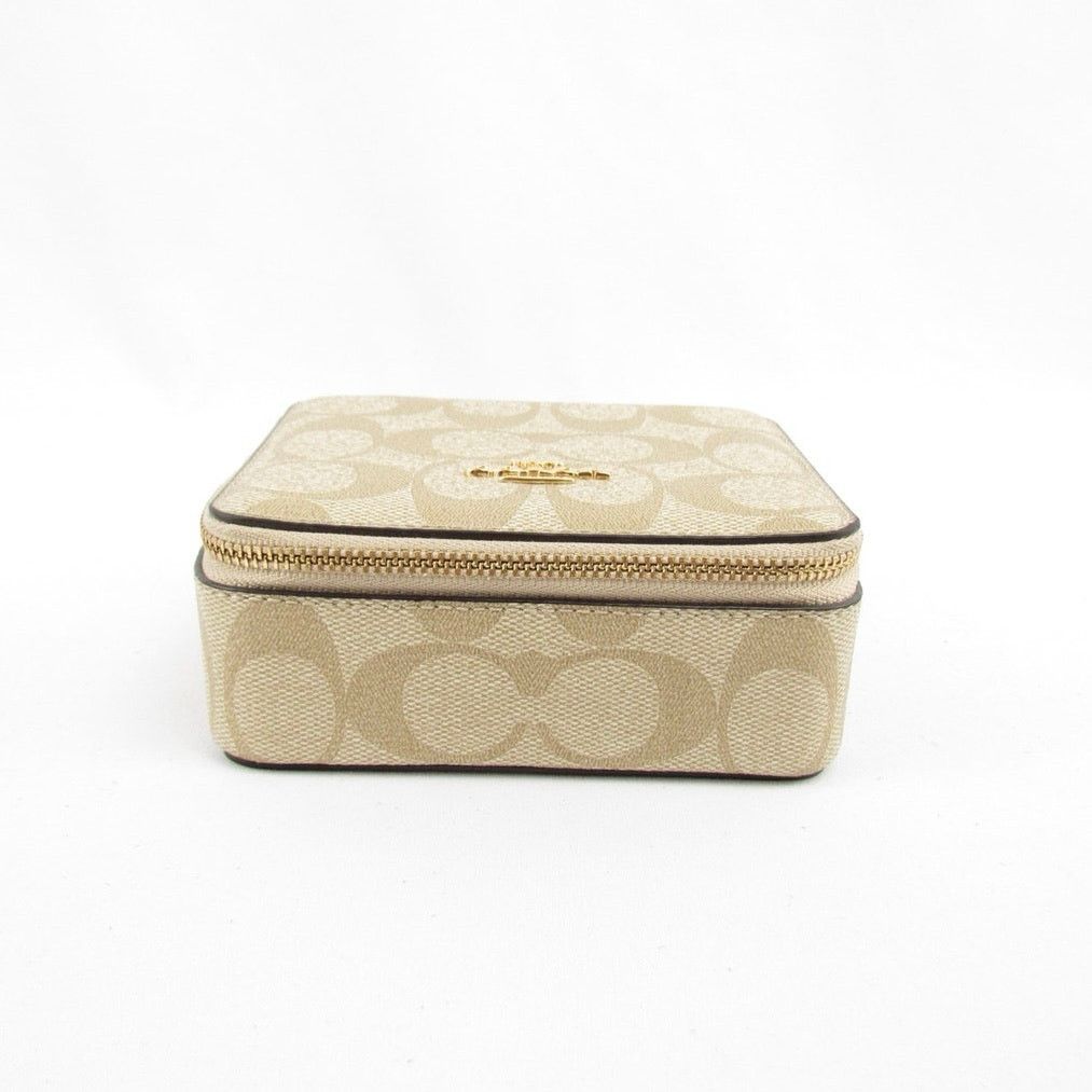 Coach Coach Large Jewelry Box In Signature Canvas Size ONE SIZE - 6 Thumbnail
