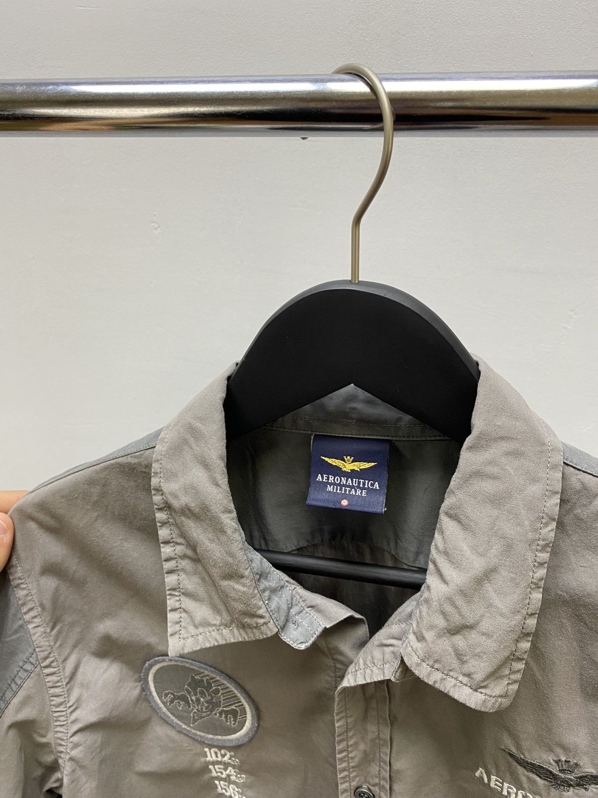 Other Aeronautica Militare Military Shirt Flight Pilot Italy Size US L / EU 52-54 / 3 - 16 Thumbnail