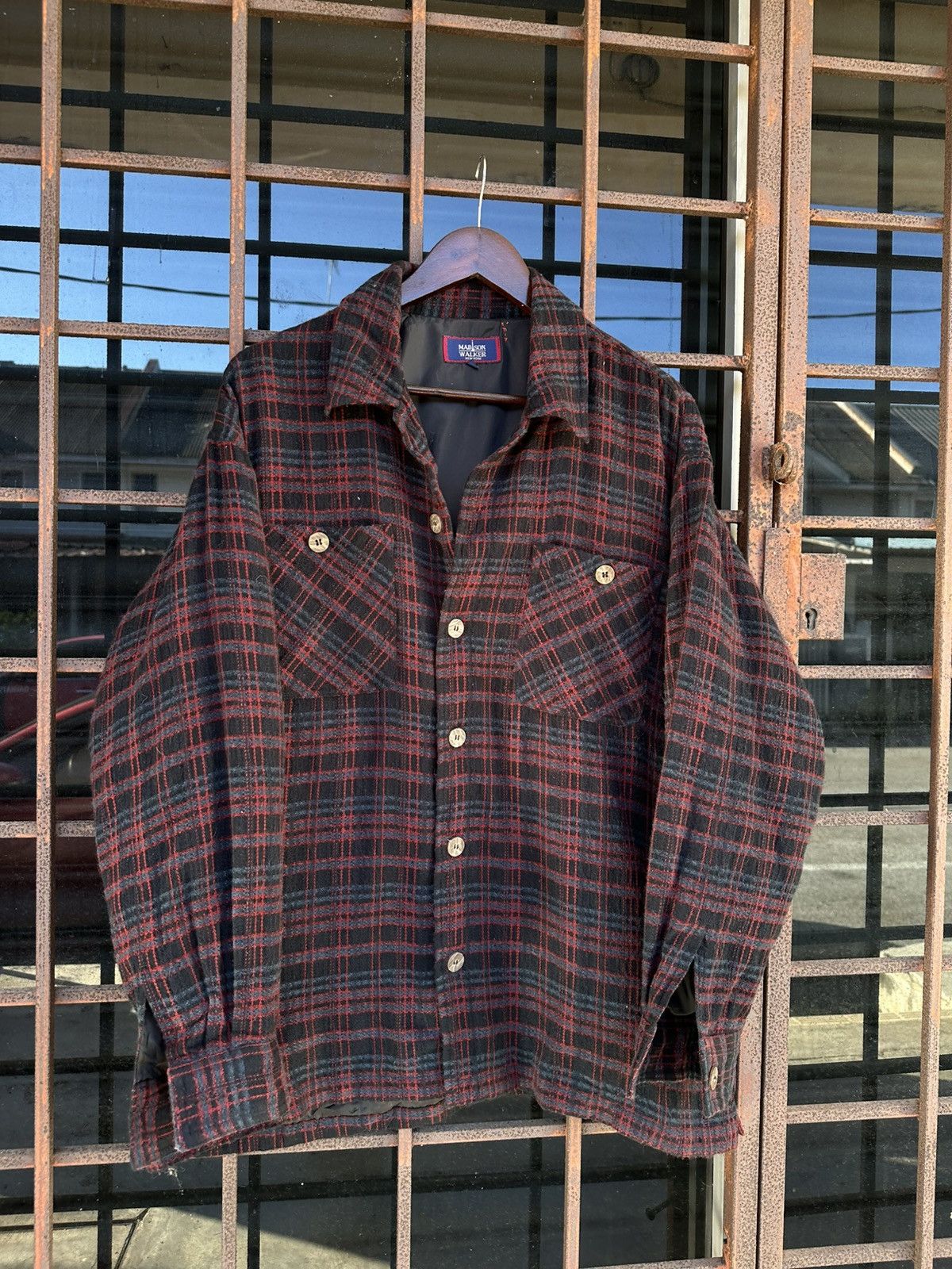 Vintage Madisson Walker Wool Flannel Jacket Size US L / EU 52-54 / 3 - 4 Thumbnail