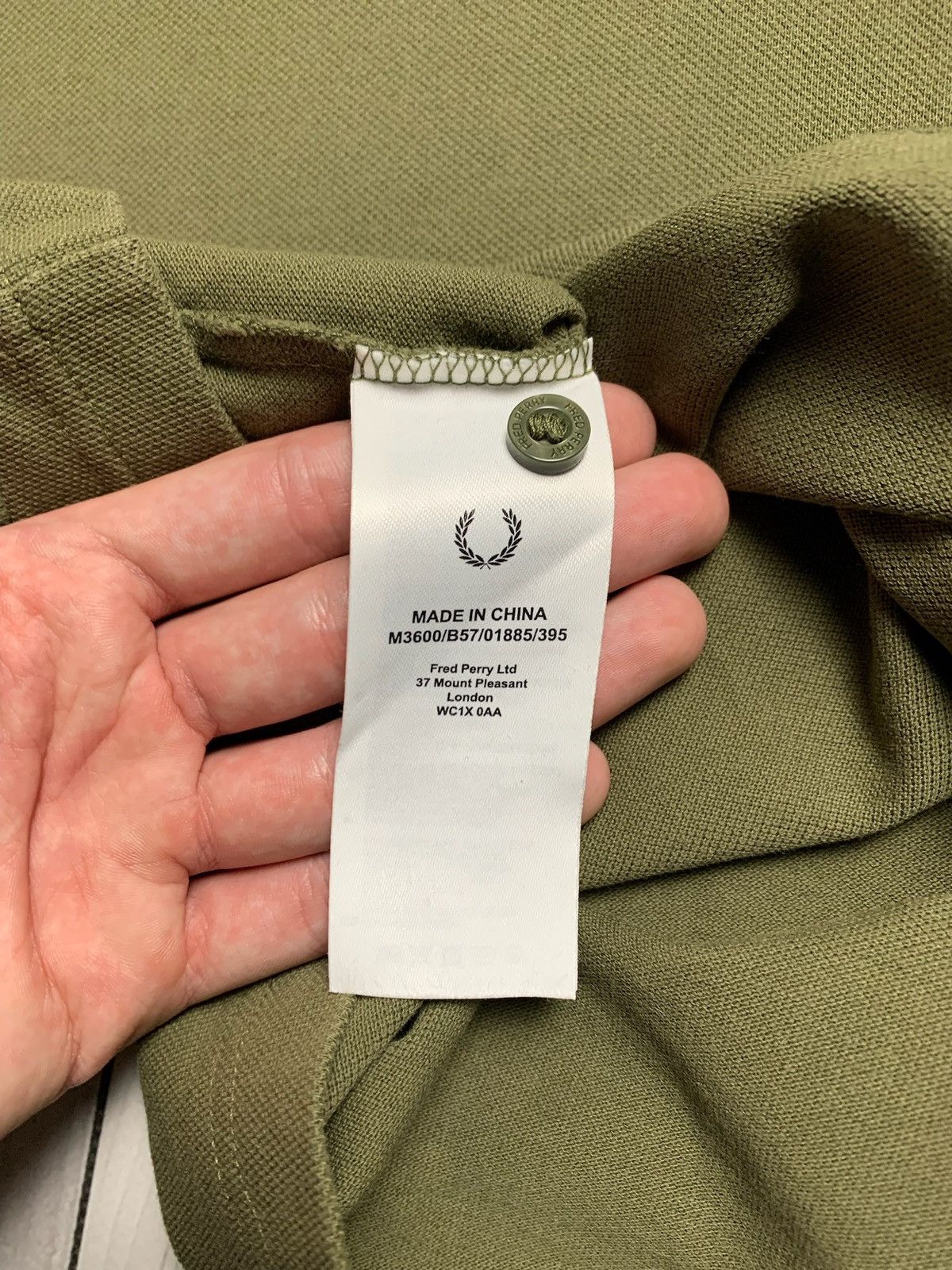 Fred Perry Vintage Fred Perry polo olive size S khaki Size US S / EU 44-46 / 1 - 6 Thumbnail