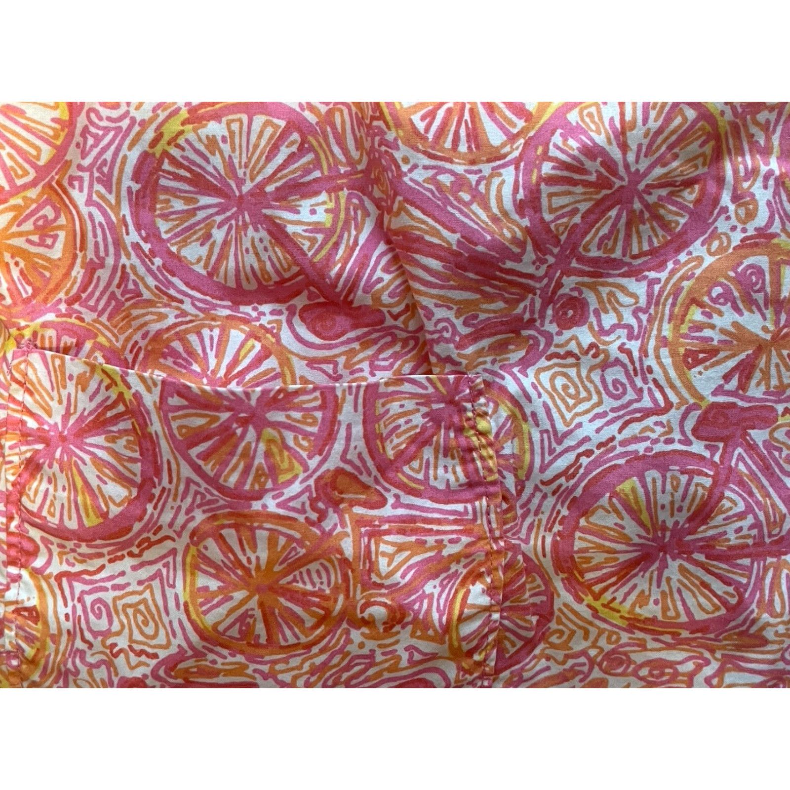 Lilly Pulitzer VINTAGE Lilly Pulitzer Lola Hotty Pink Ten Speed Cotton Dress Sz 4 Size S / US 4 / IT 40 - 6 Thumbnail