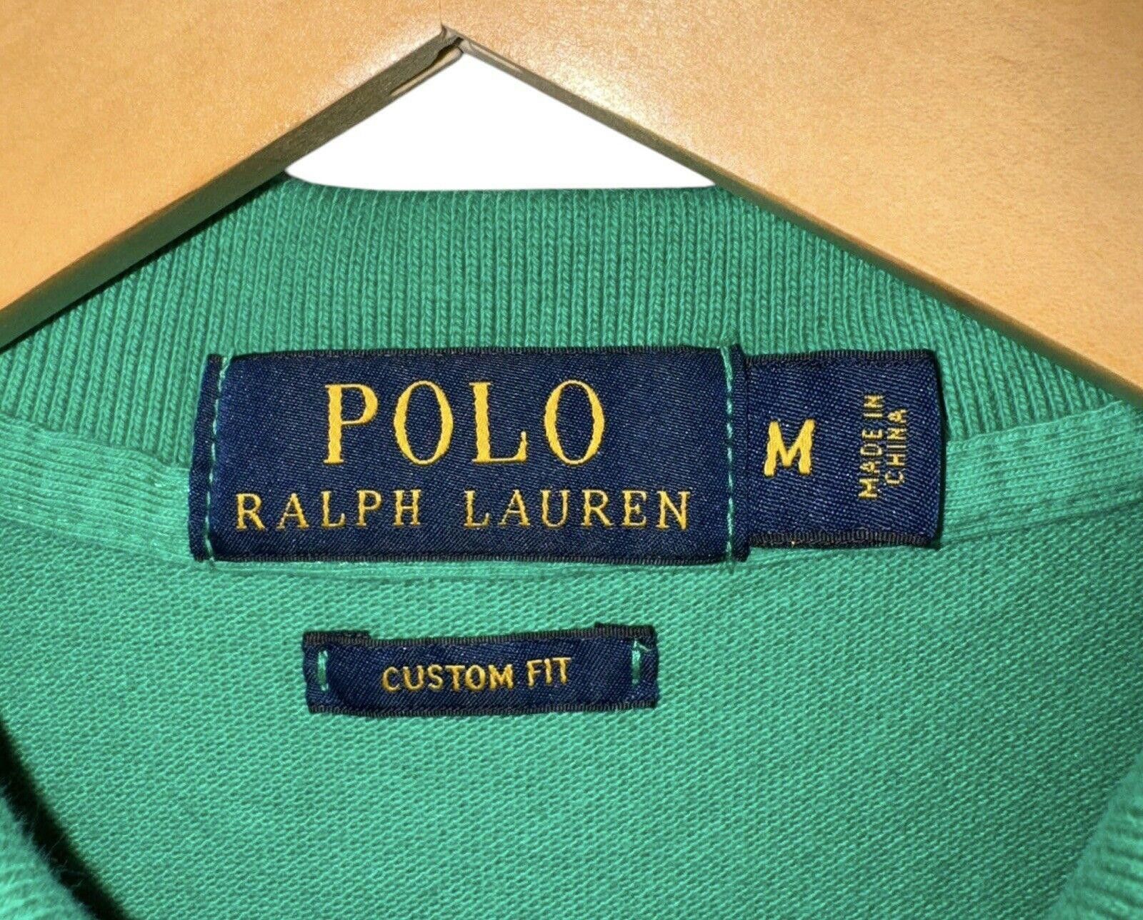 Polo Ralph Lauren Polo Ralph Lauren Green Purple Big Pony #3 Polo Shirt M Size US M / EU 48-50 / 2 - 7 Thumbnail