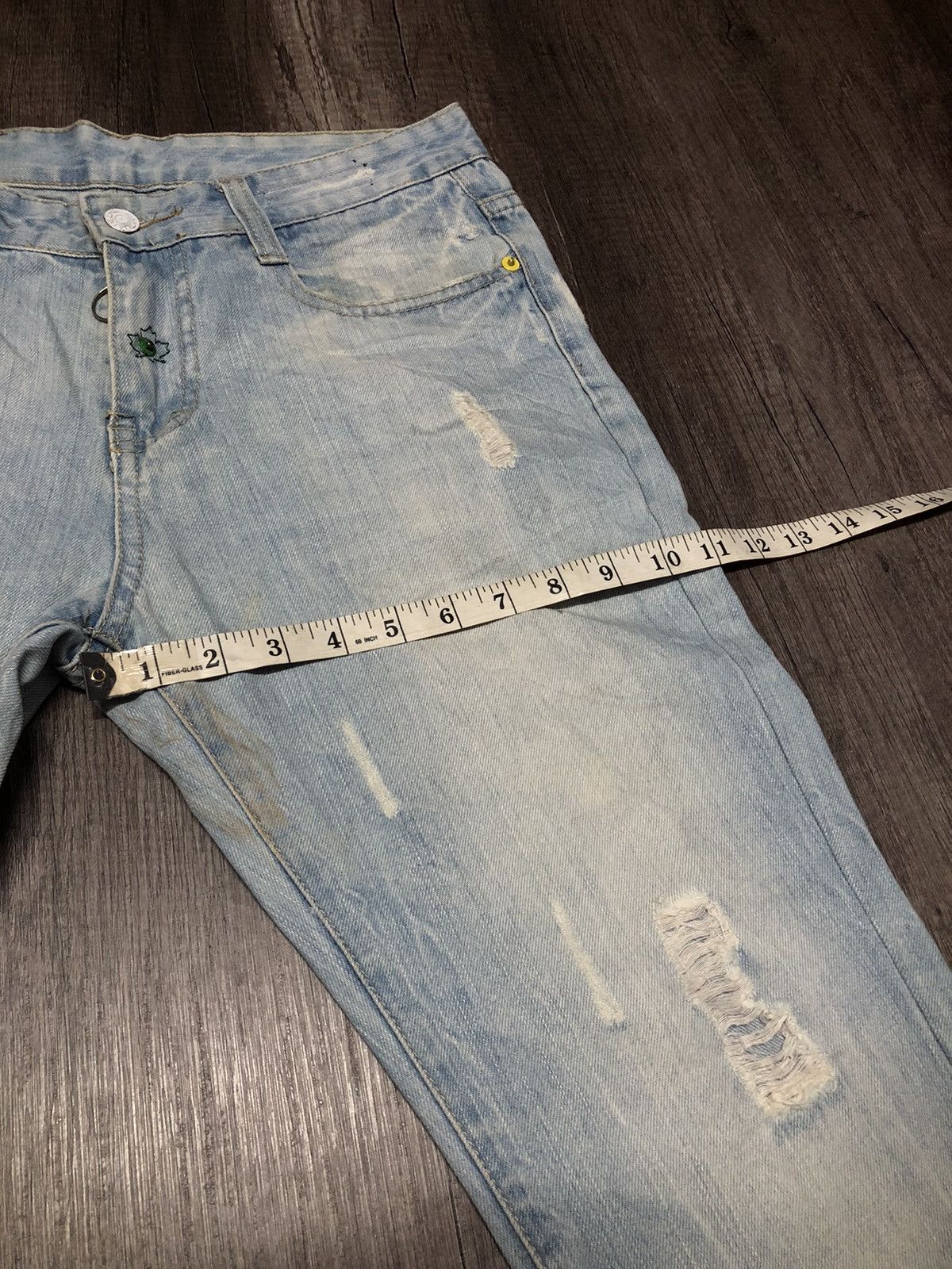 Designer × Dsquared2 × Vintage DSQUARED2 DISTRESSED DENIM JEANS Size US 30 / EU 46 - 5 Thumbnail