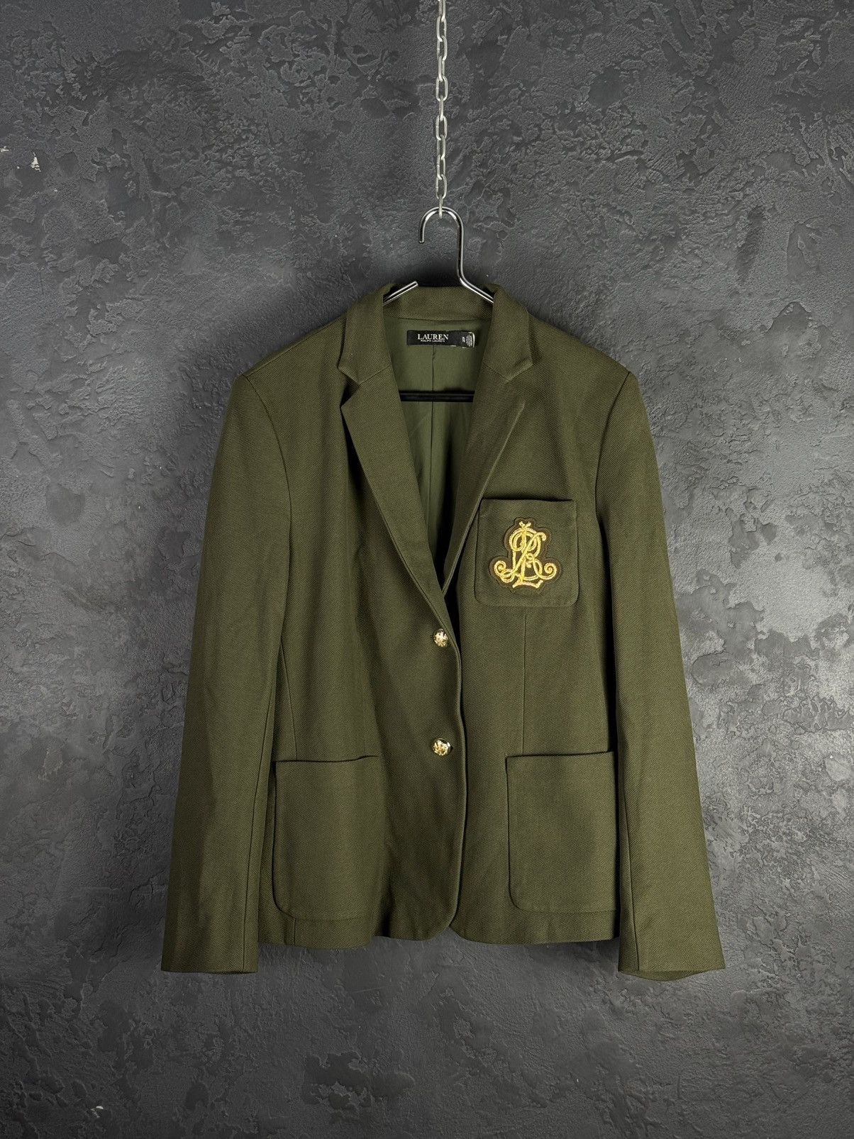 Lauren Ralph Lauren Lauren Ralph Lauren Women's Patch Jacquard Bullion Blazer Size XL / US 12-14 / IT 48-50 - 1 Thumbnail